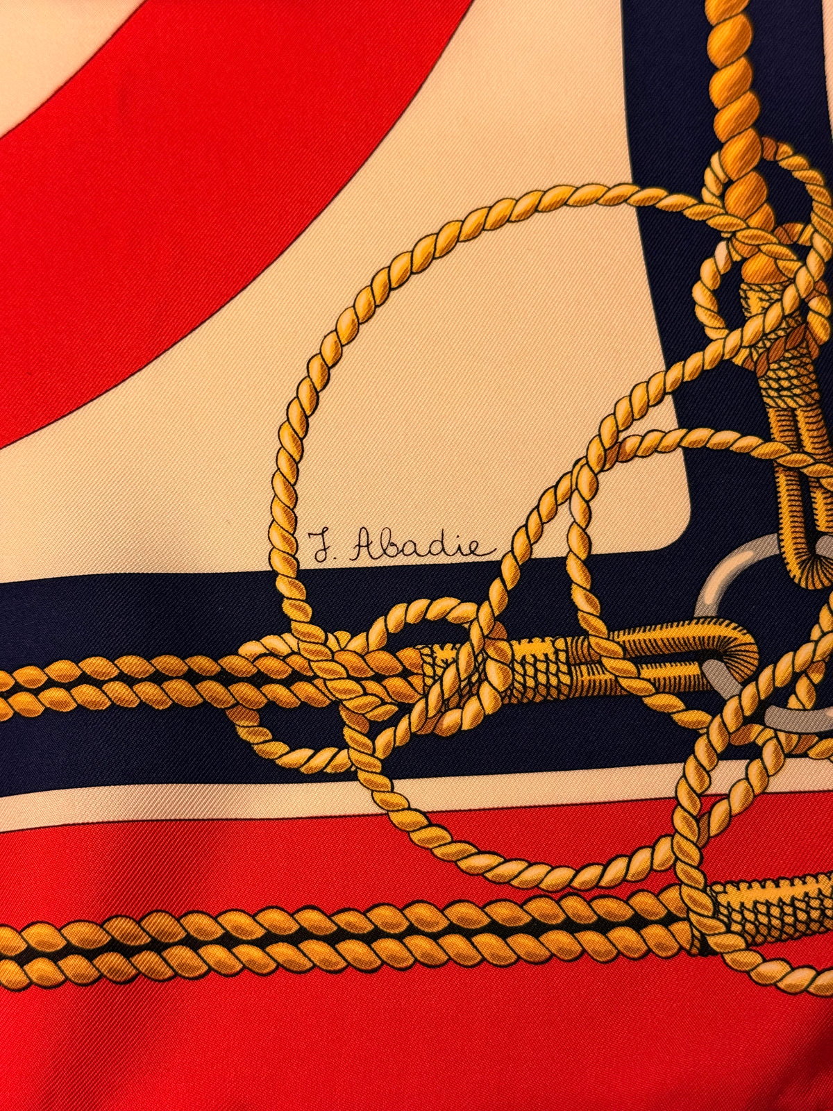 Foulard Hermès vintage Chateaux D’Arriere