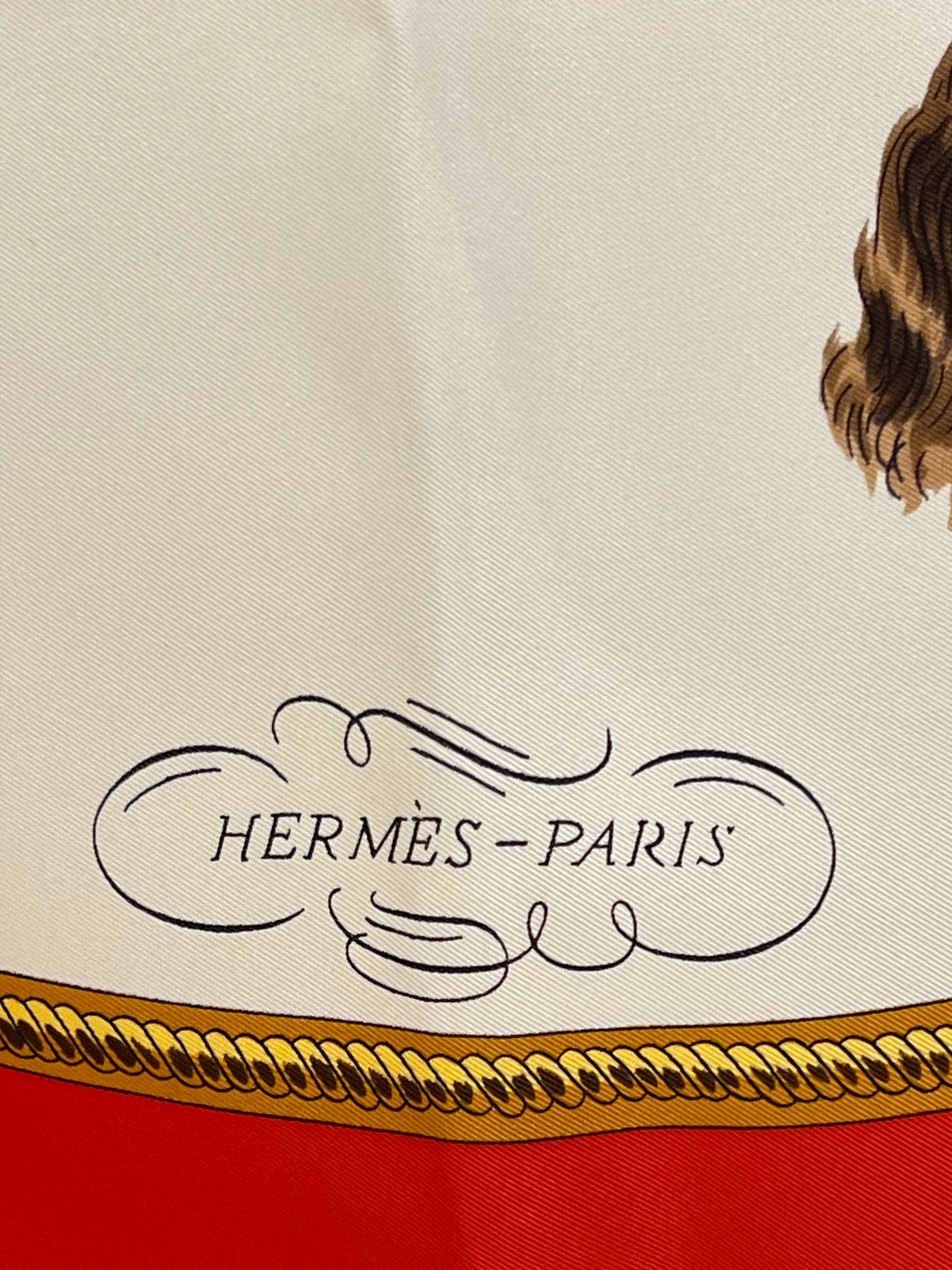 Vintage Hermès scarf Reprise