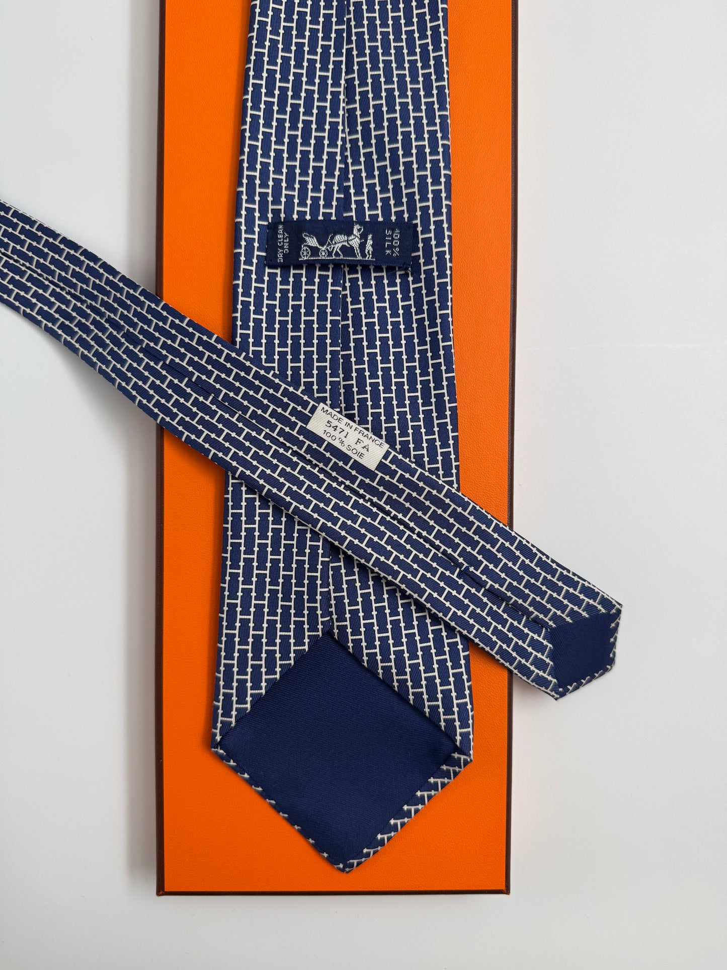 Cravatta Hermès vintage Cod 5471FA