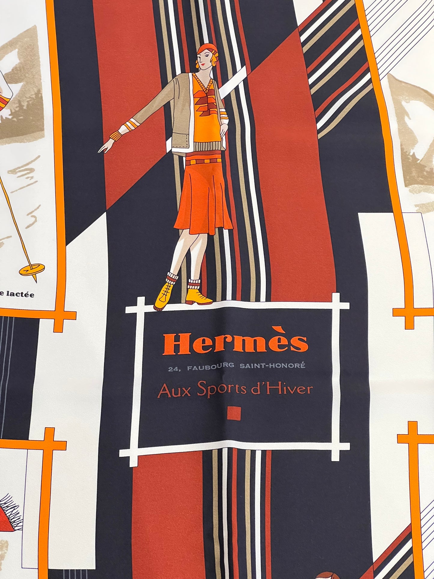Hermès scarf 70 Aux sport d’Hiver