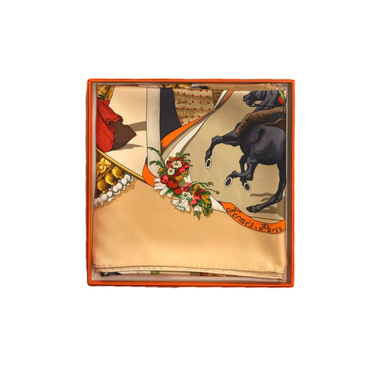 Foulard Hermès vintage Plaza De Toros
