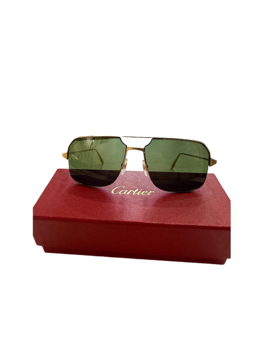 Occhiali Cartier santos gold