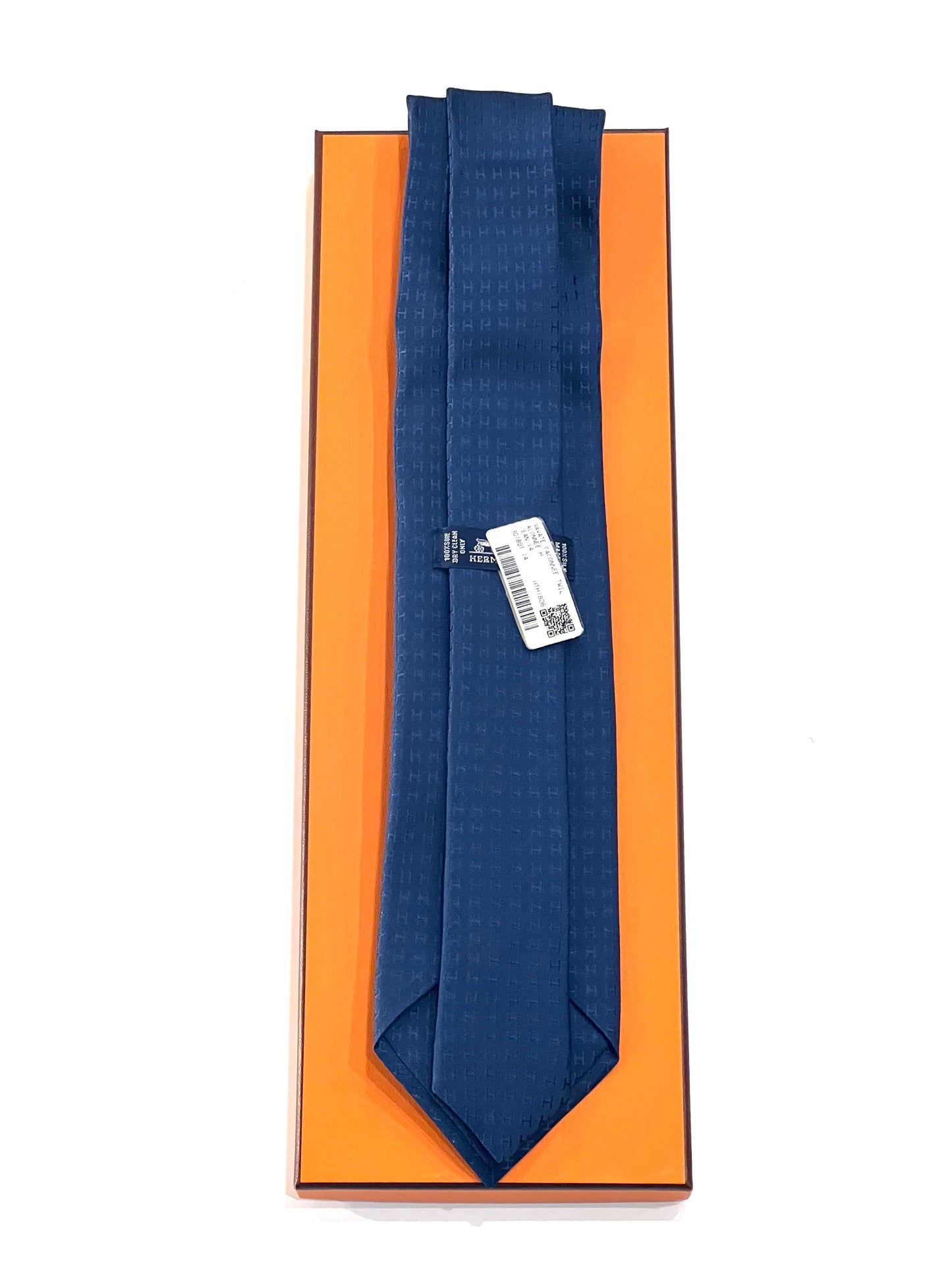 Cravatta Hermès Faconnee H Ocean