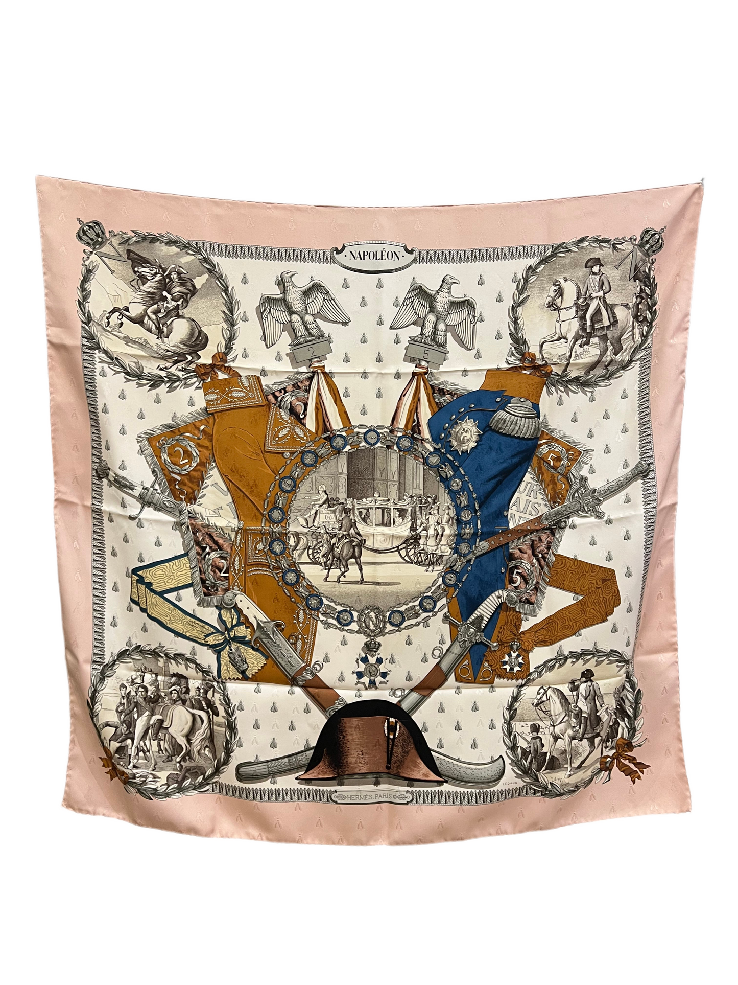 Scarf Hermès 90x90 Napoleon