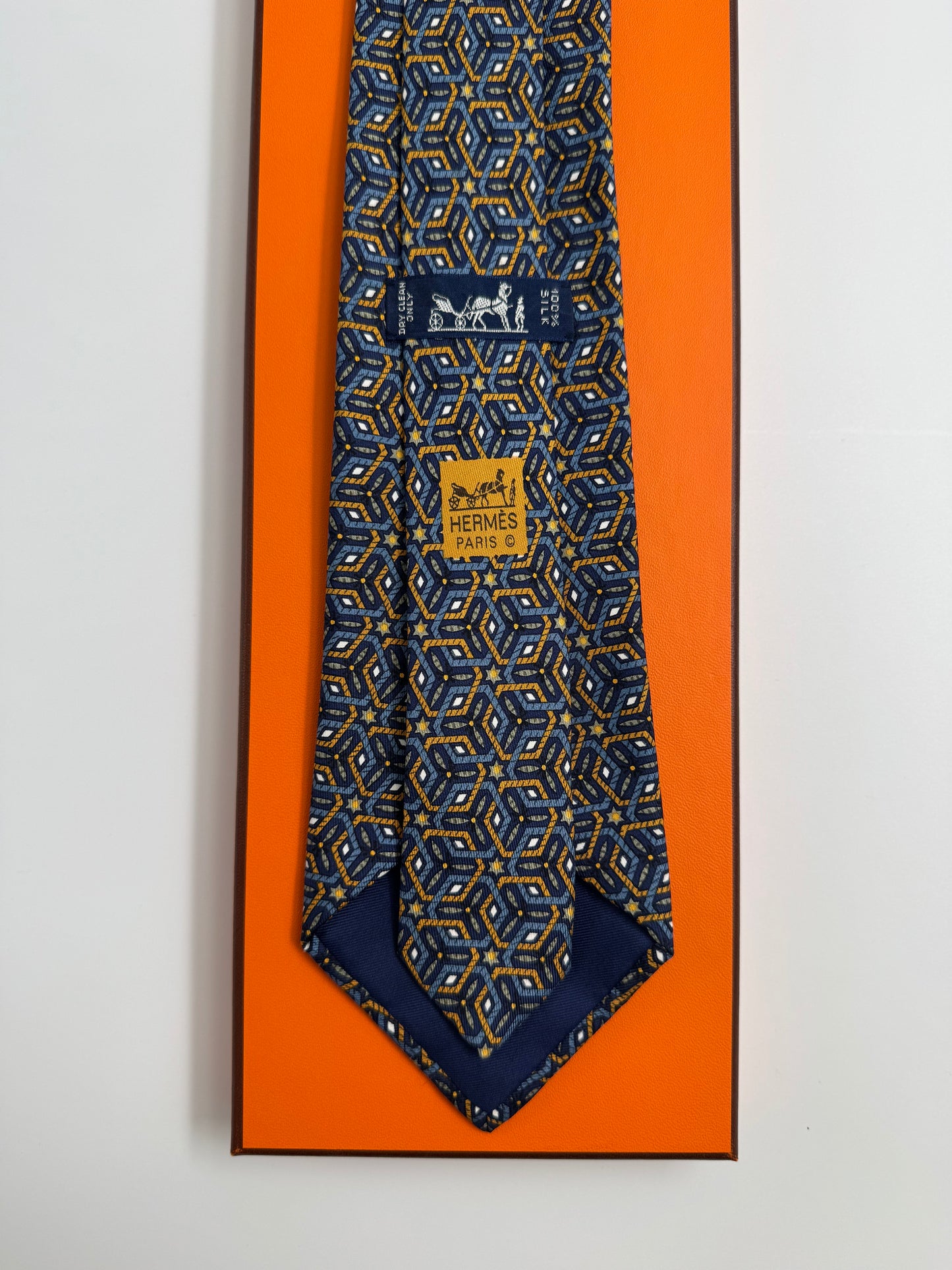 Cravatta Hermès vintage Cod 7662TA
