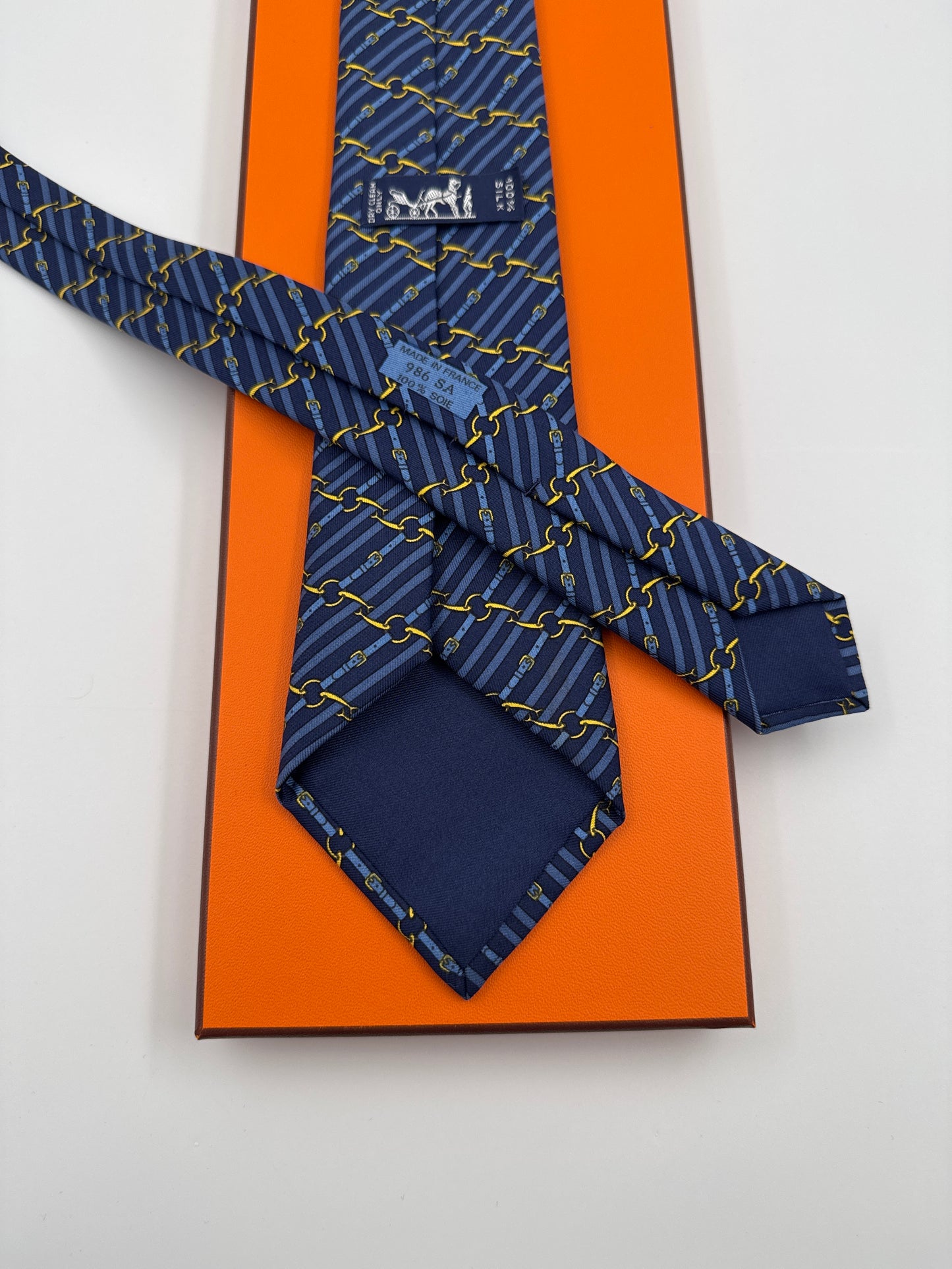 Cravatta Hermès vintage Cod 986SA