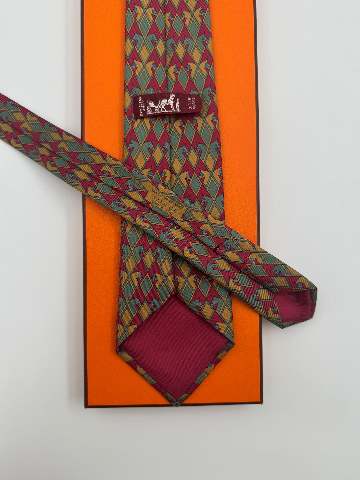 Cravatta Hermès vintage Cod 7210UA