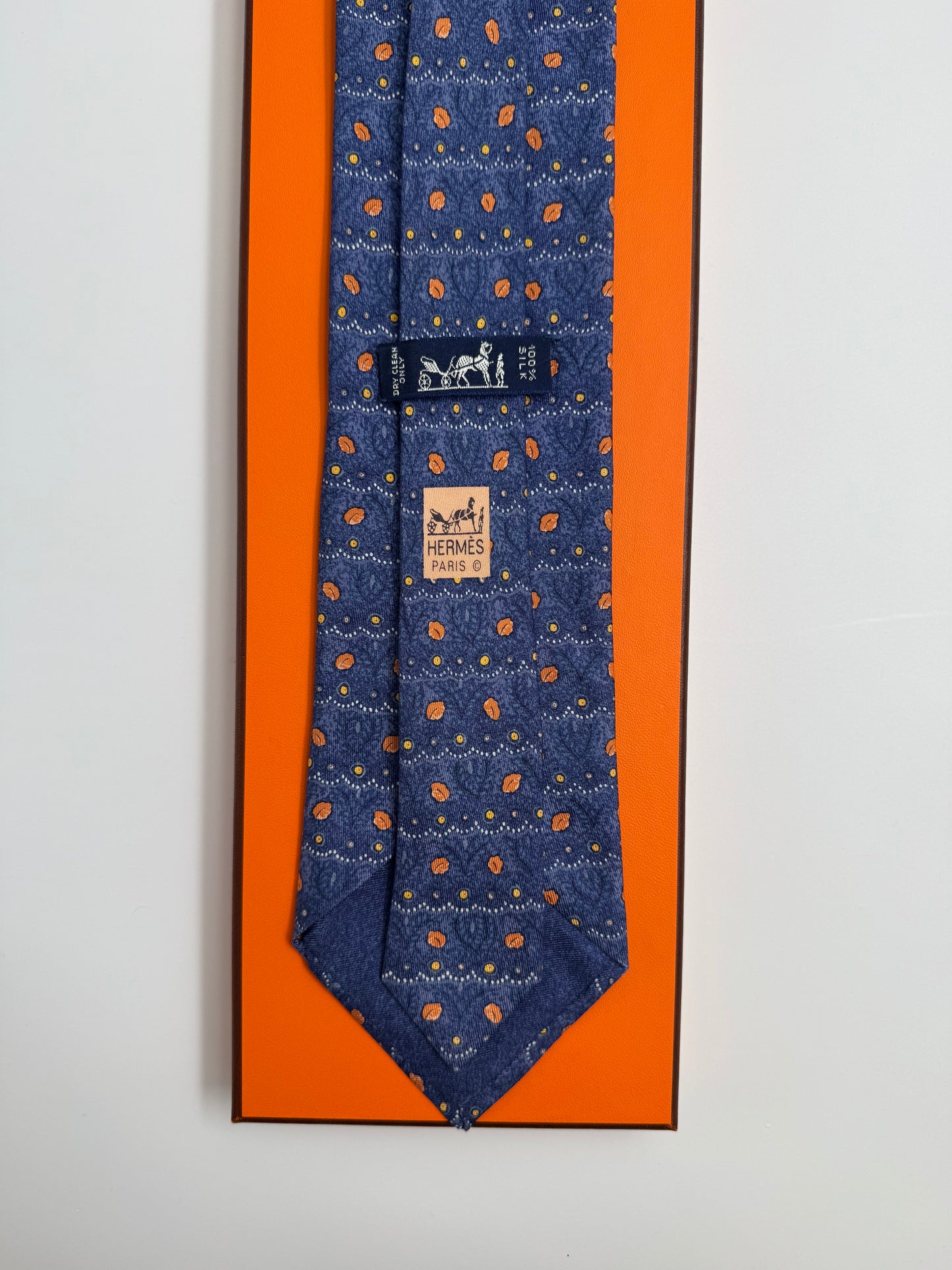 Cravatta Hermès vintage Cod 7833UA