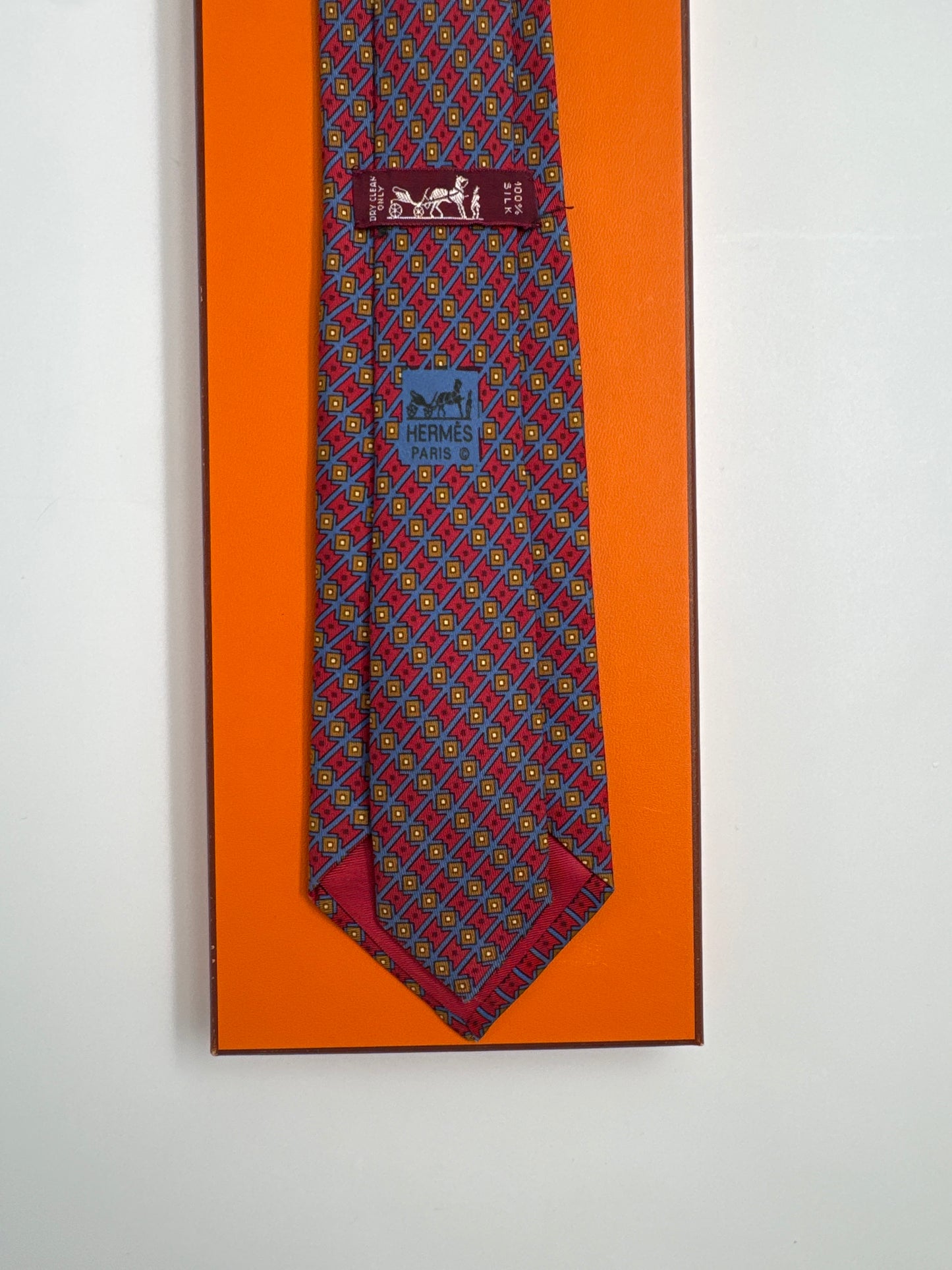 Cravatta Hermès vintage Cod 7032TA