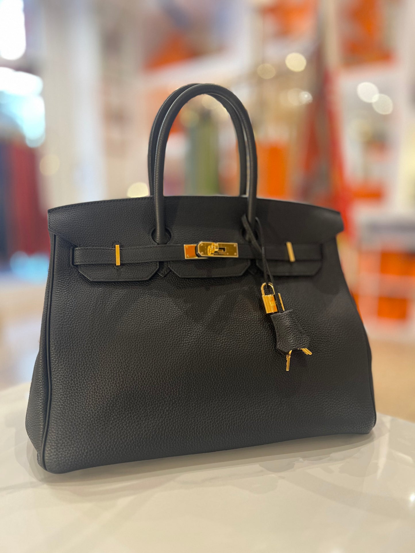 Birkin Hermès 35 Togo Black
