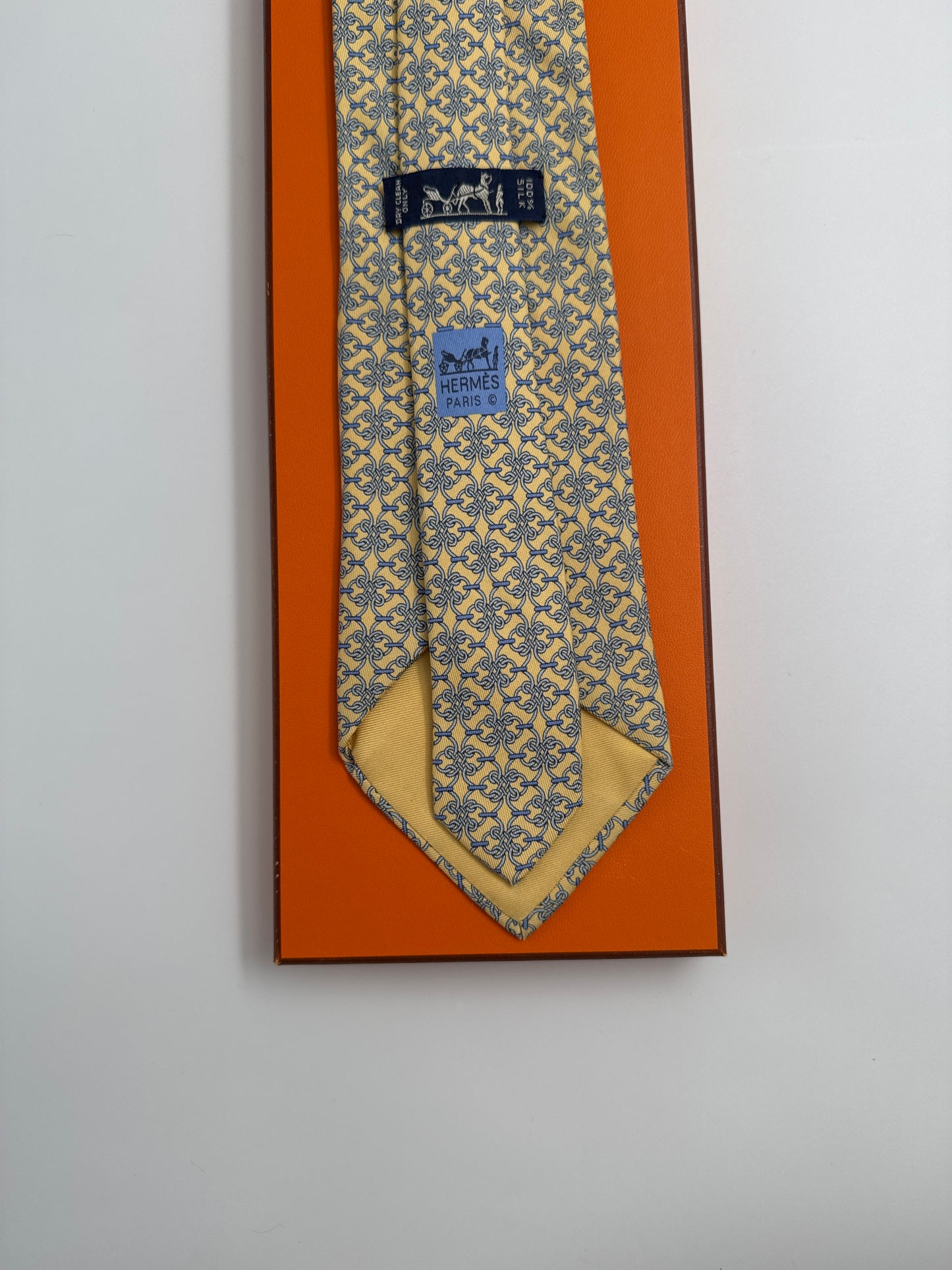 Cravatta Hermès vintage Cod 7840UA