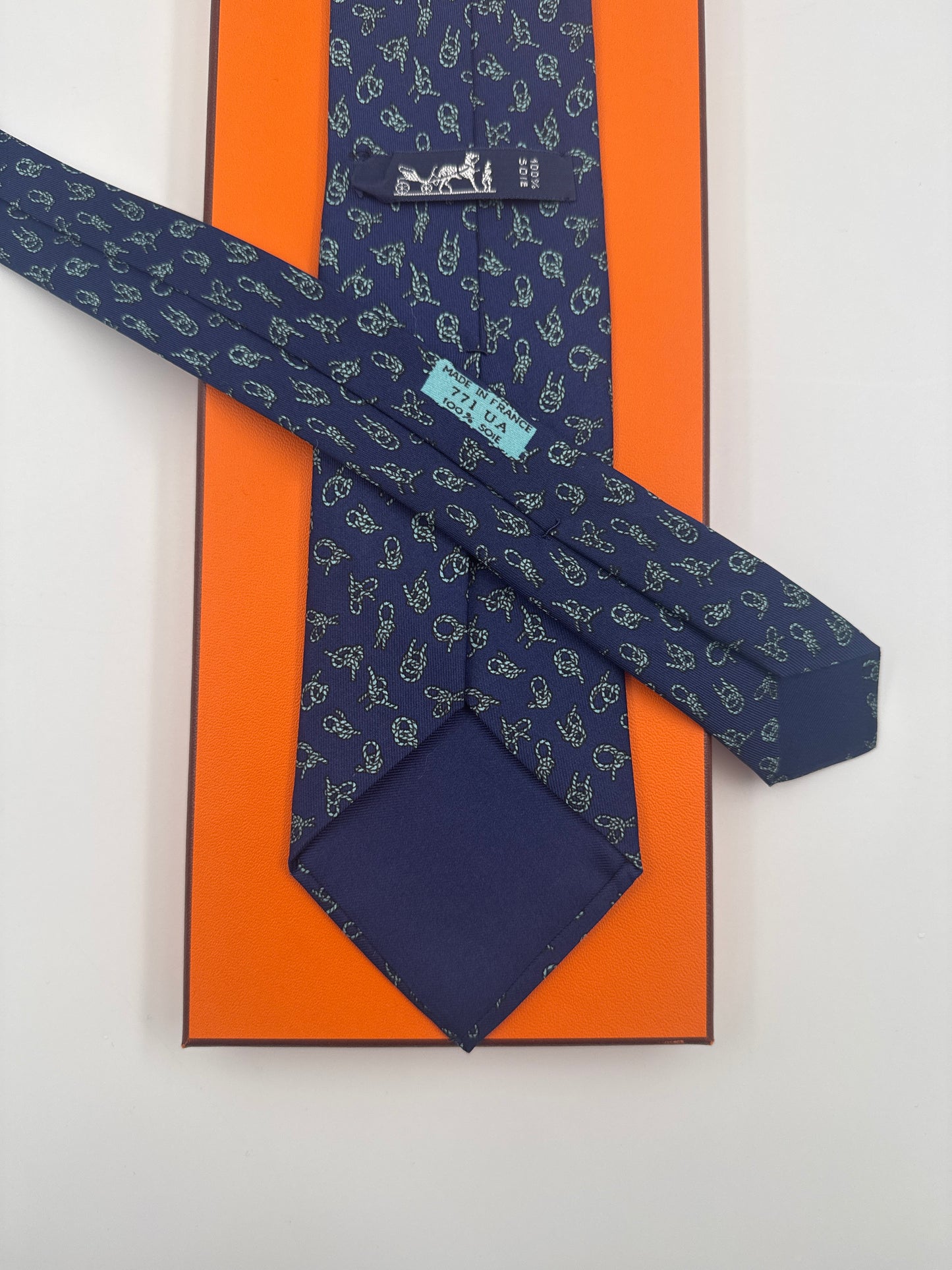 Cravatta Hermès vintage Cod 771UA