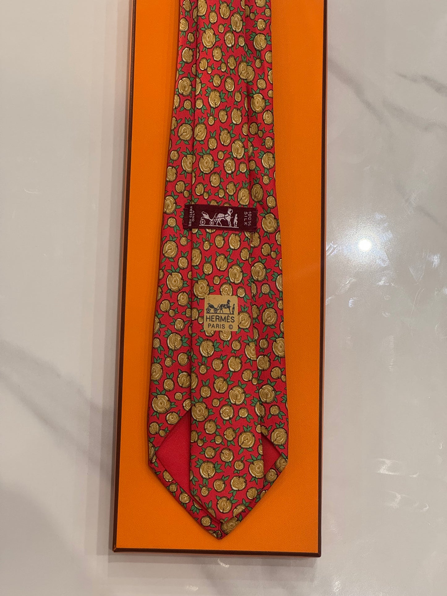 Cravatta Hermes vintage Cod 7734OA