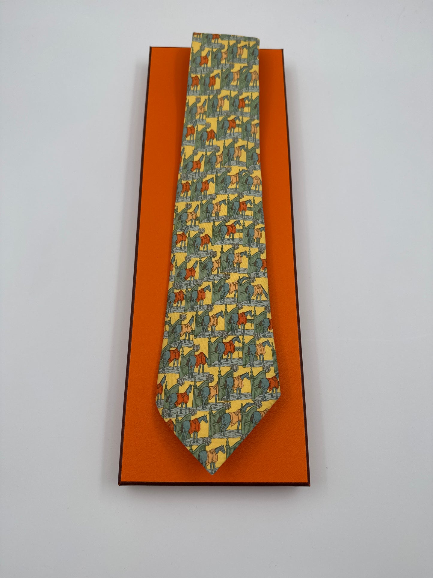 Cravatta Hermès vintage Cod 7368PA