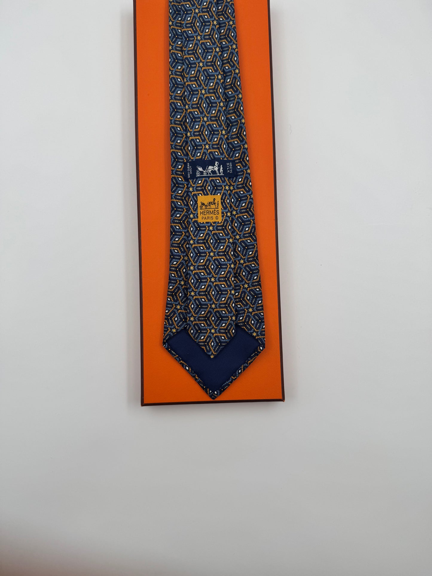 Cravatta Hermès vintage Cod 7662TA