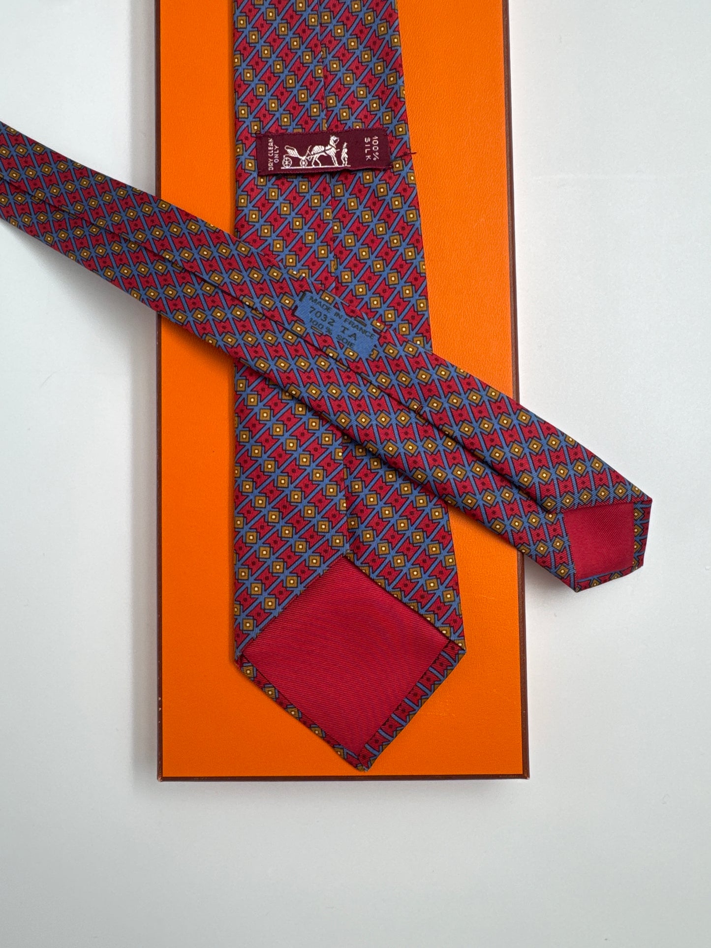 Cravatta Hermès vintage Cod 7032TA