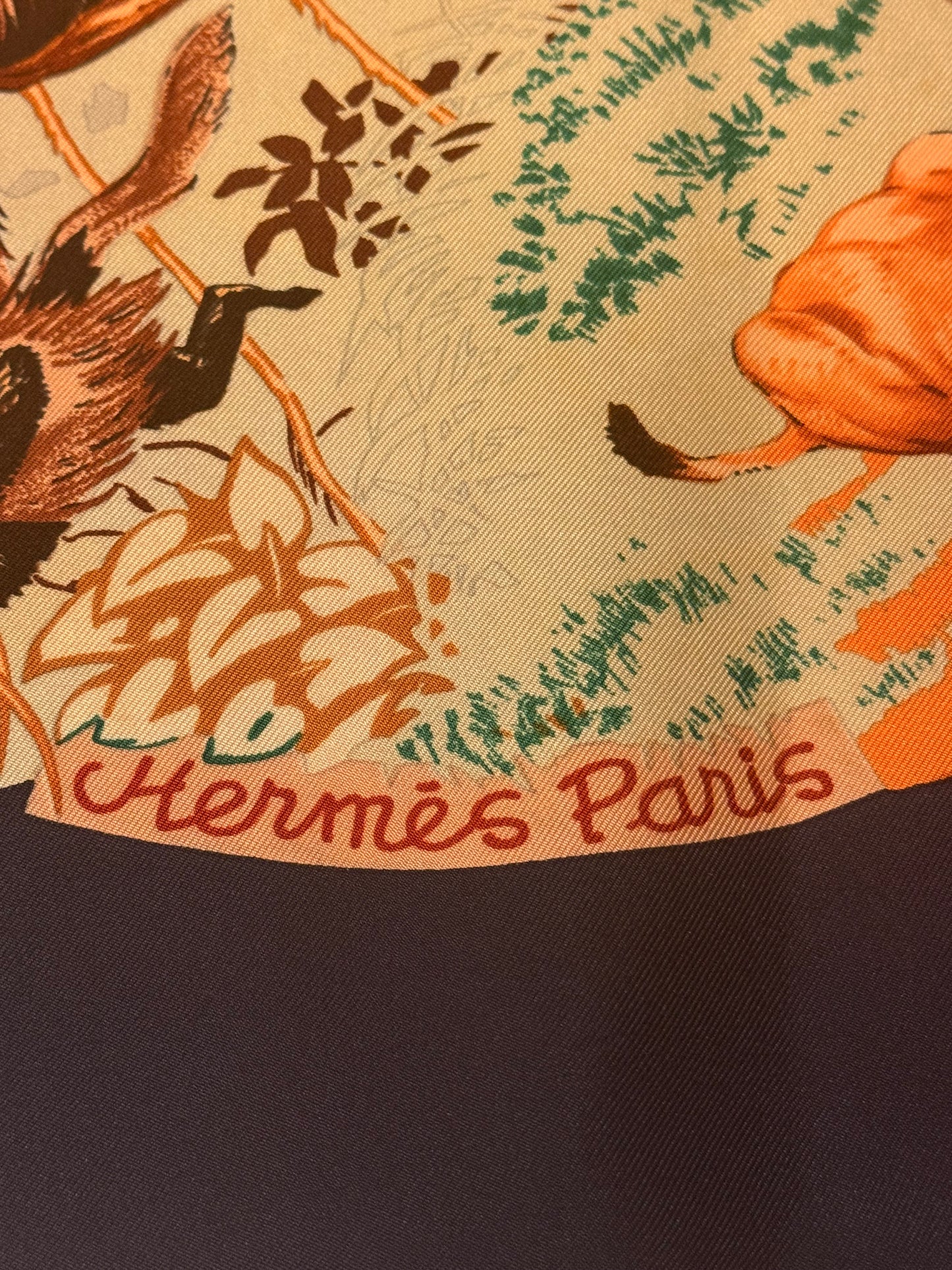 Foulard Hermès vintage Africa