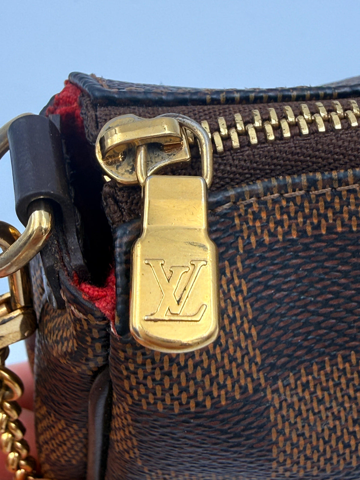 Louis Vuitton Eva pochette  Damier Ebene