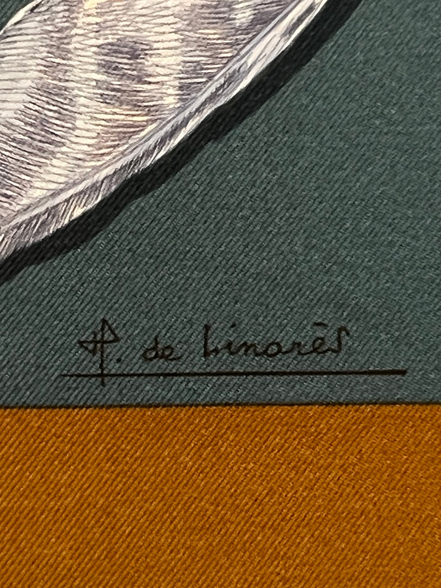 Hermès scarf Plumes II