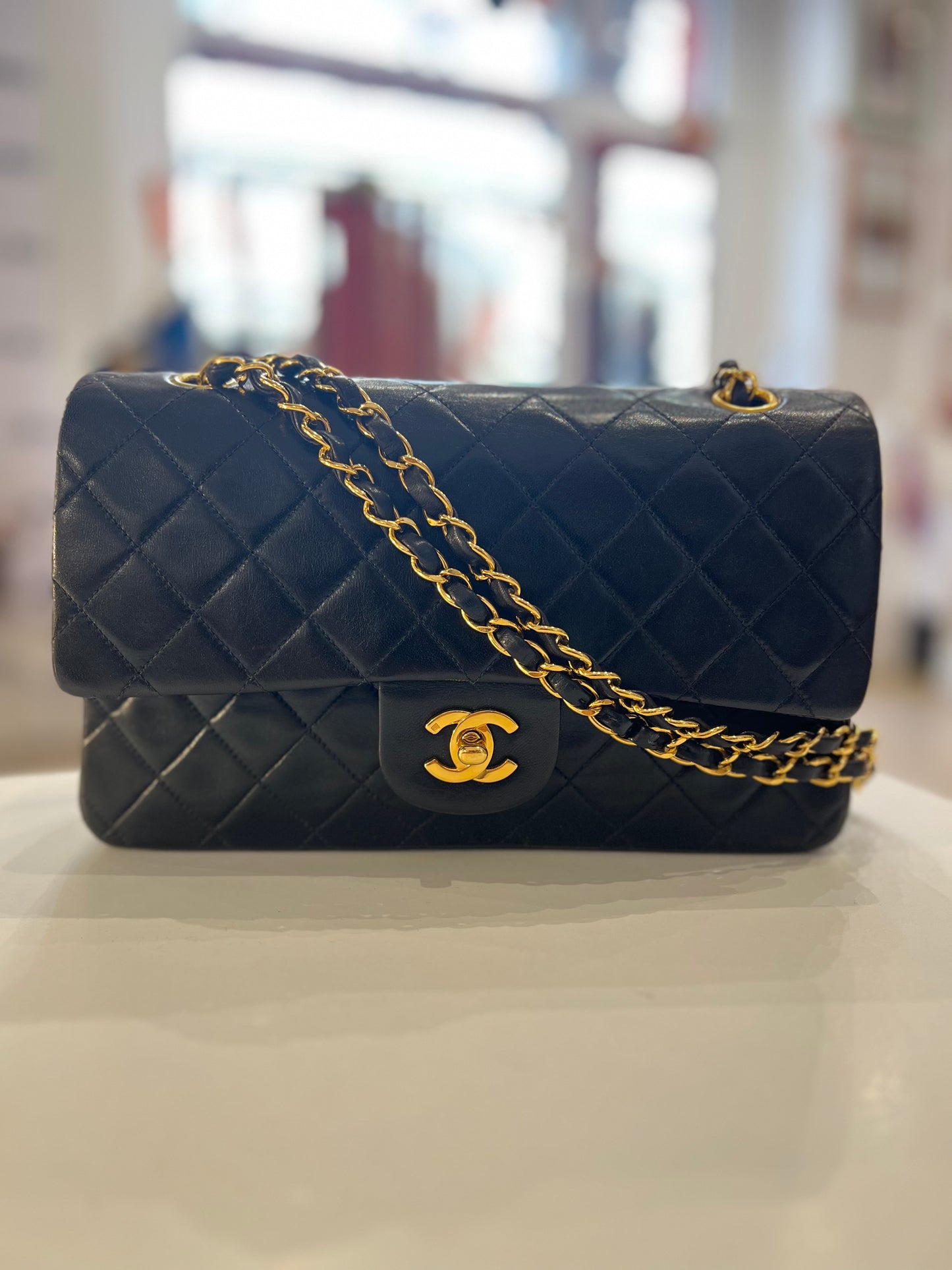 Chanel Timeless 25 double flap bag