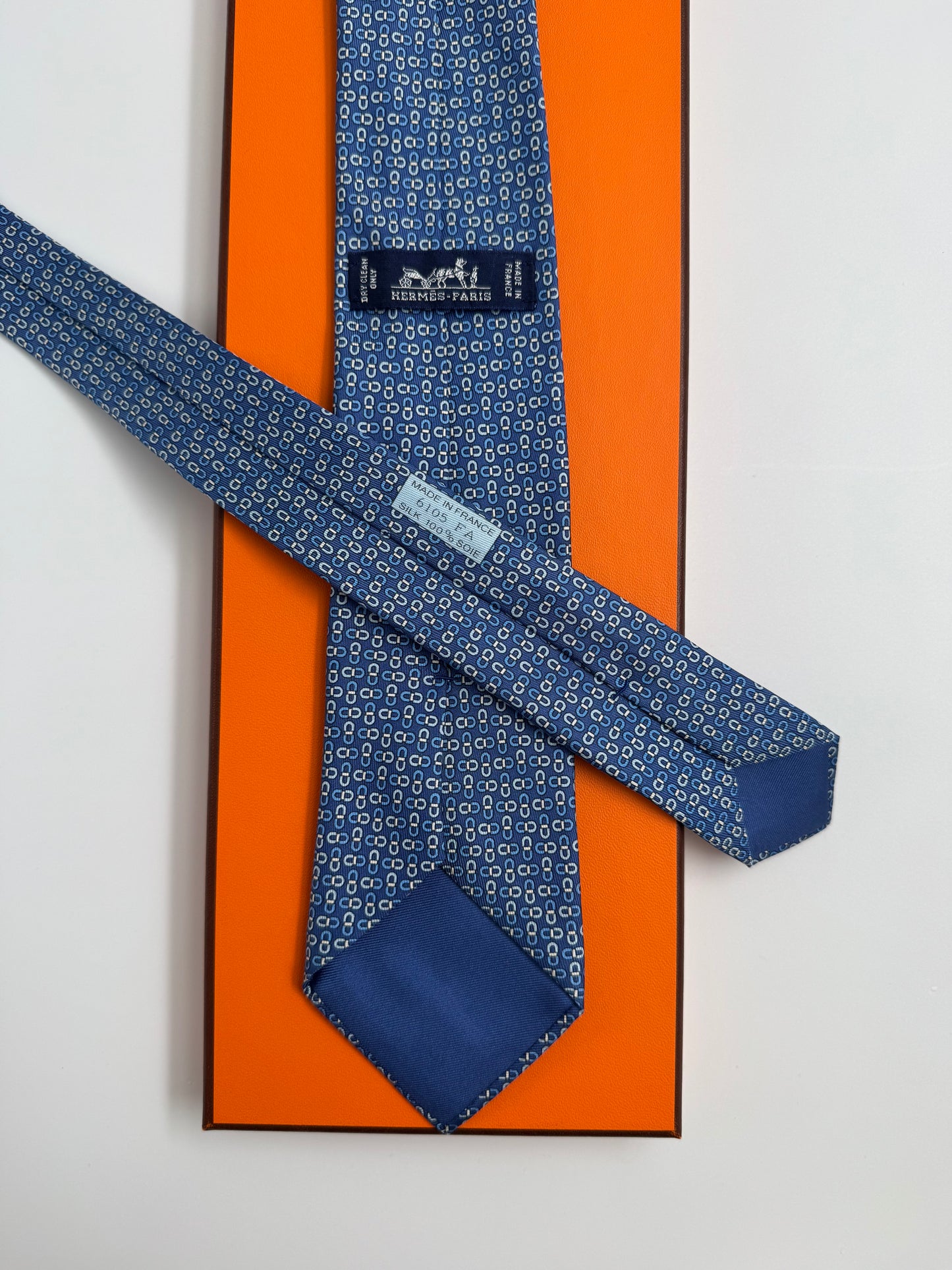 Cravatta Hermès vintage Cod 6106FA