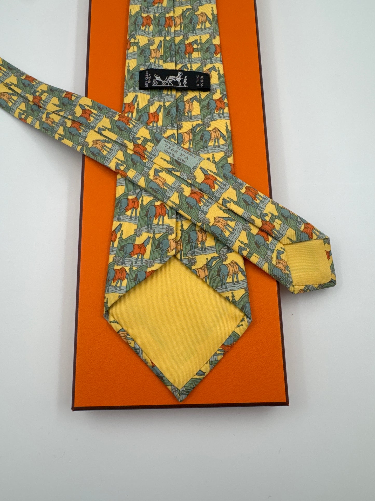 Cravatta Hermès vintage Cod 7368PA