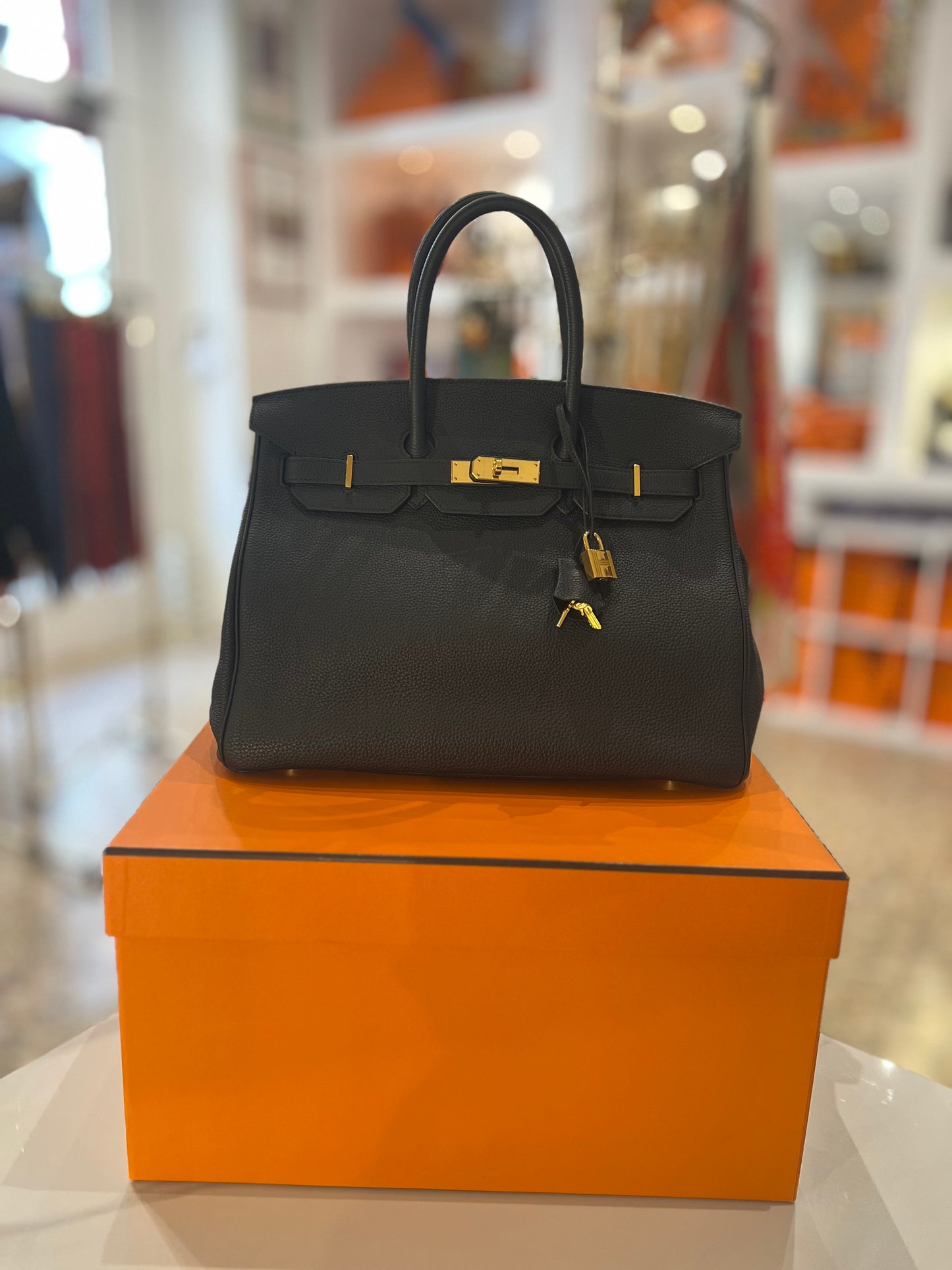 Birkin Hermès 35 Togo Black