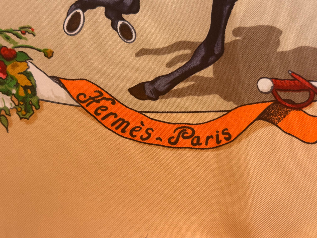 Foulard Hermès vintage Plaza De Toros