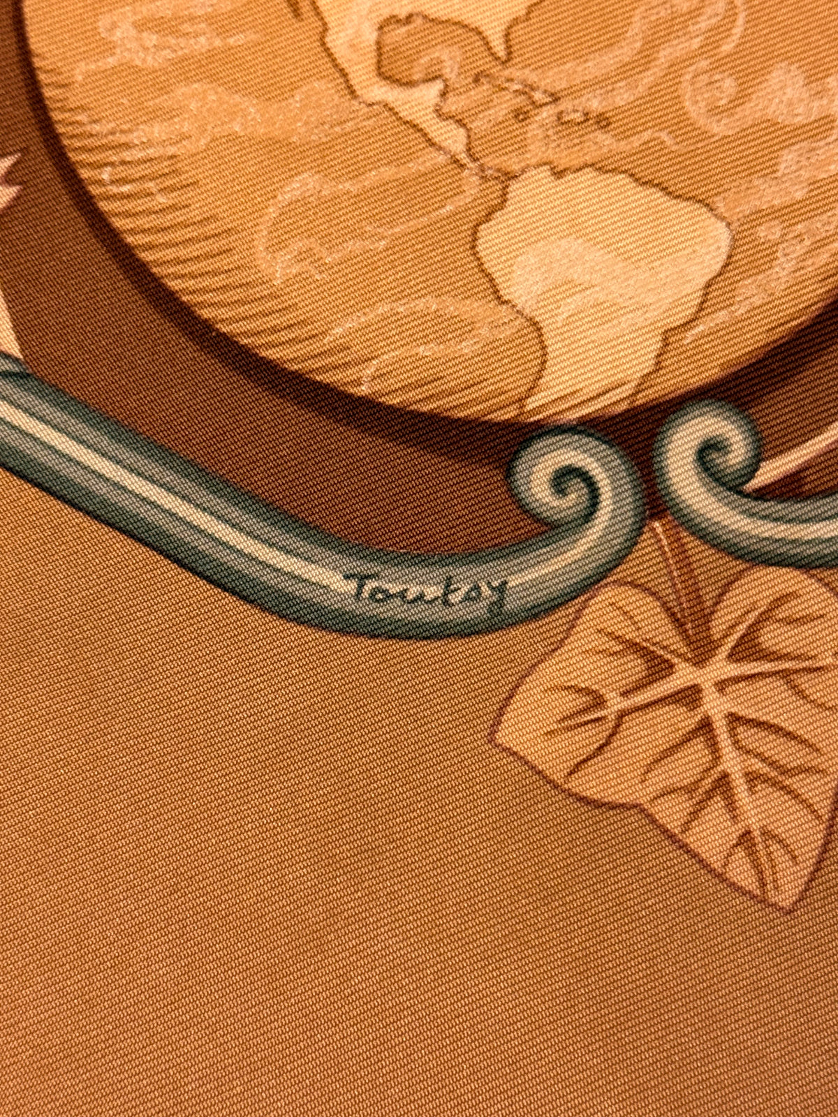 Foulard Hermès vintage Rythmes Du Monde