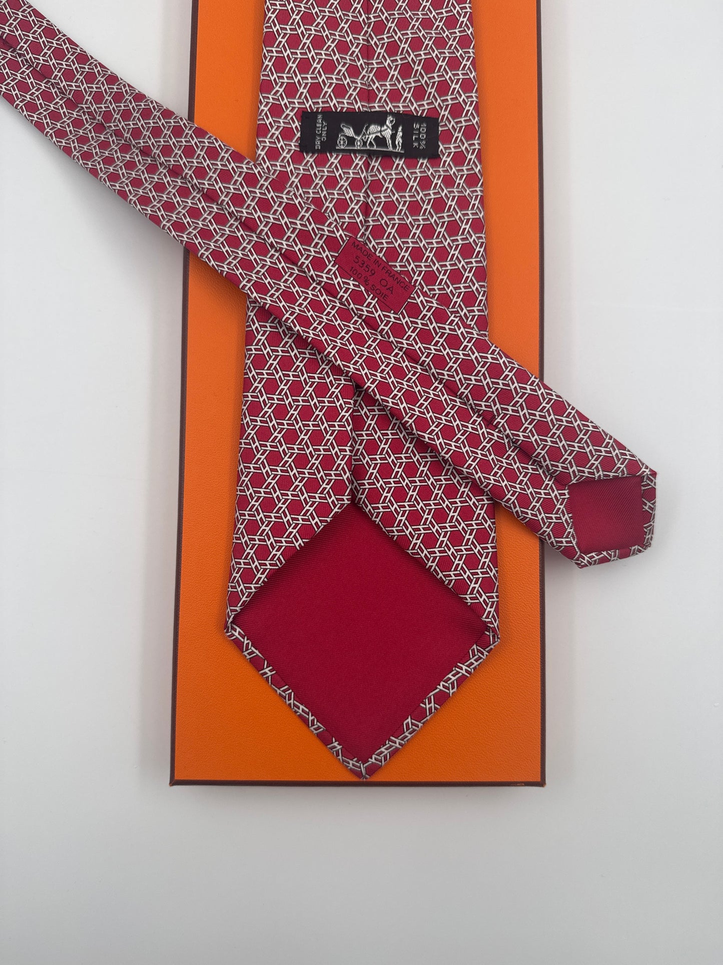 Cravatta Hermès vintage Cod 5359OA