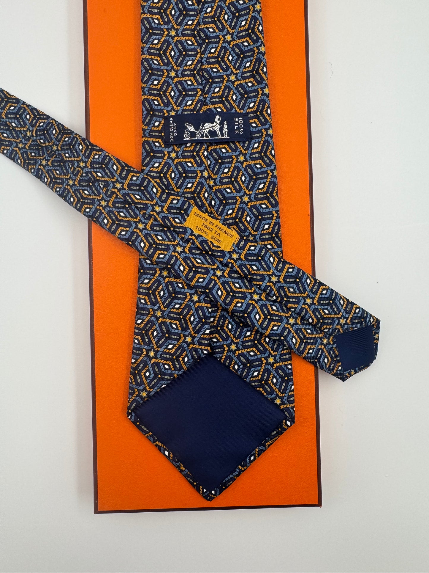 Cravatta Hermès vintage Cod 7662TA