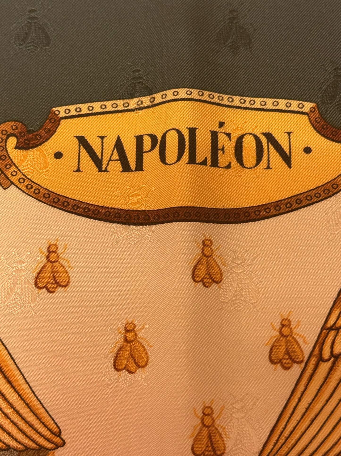 Foulard Hermès vintage Napoléon