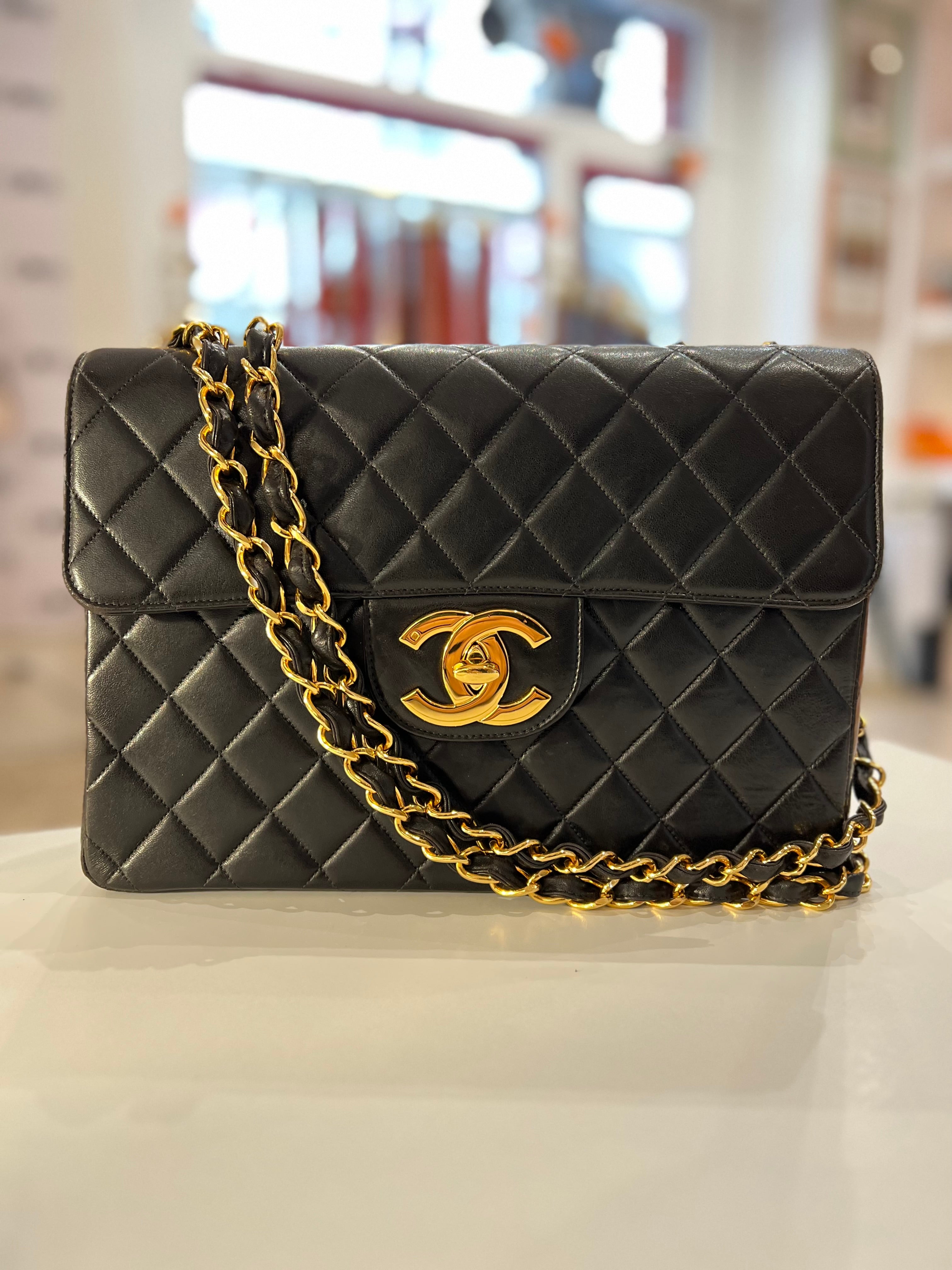 Chanel big sale logo bag