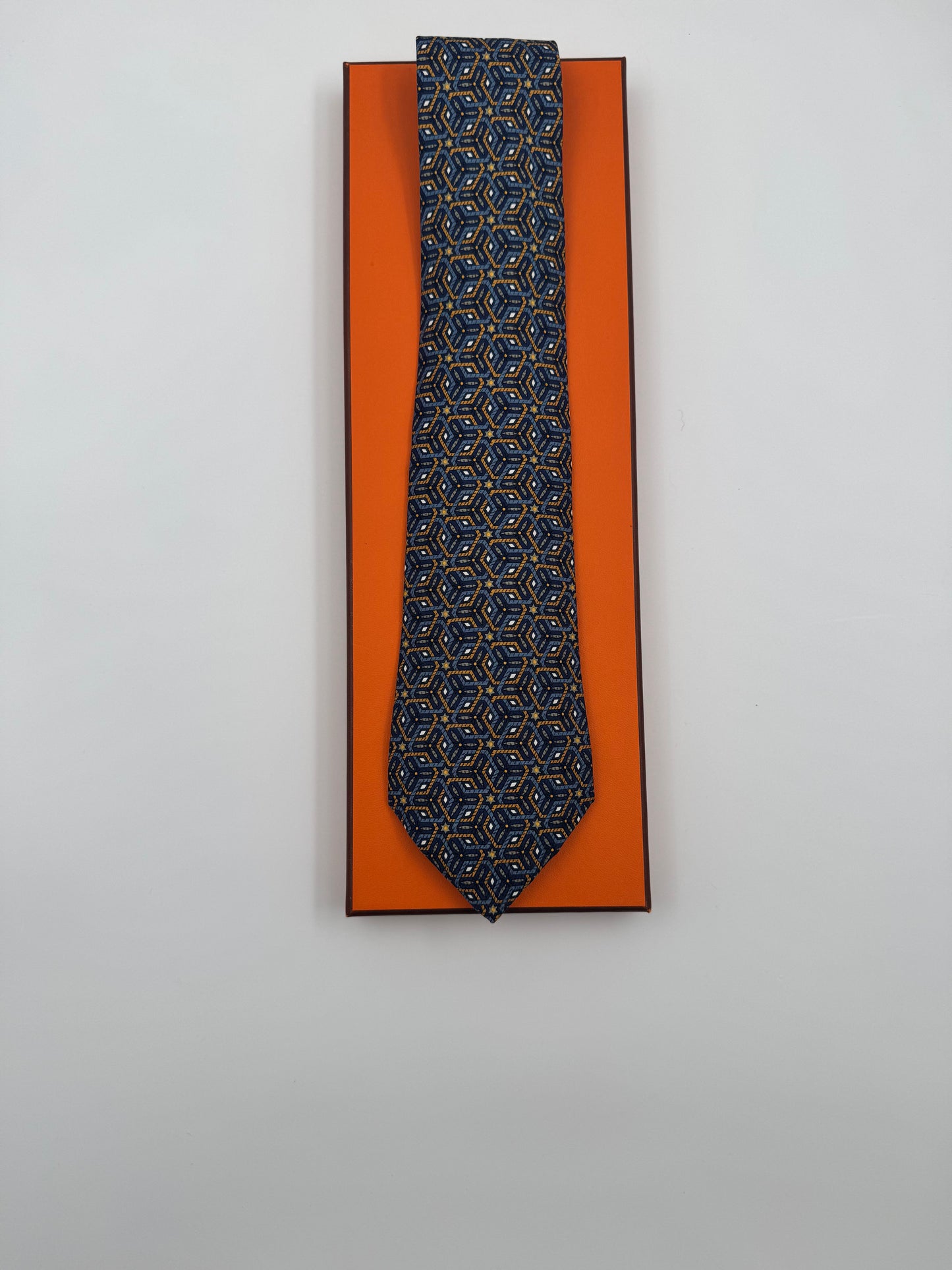 Cravatta Hermès vintage Cod 7662TA