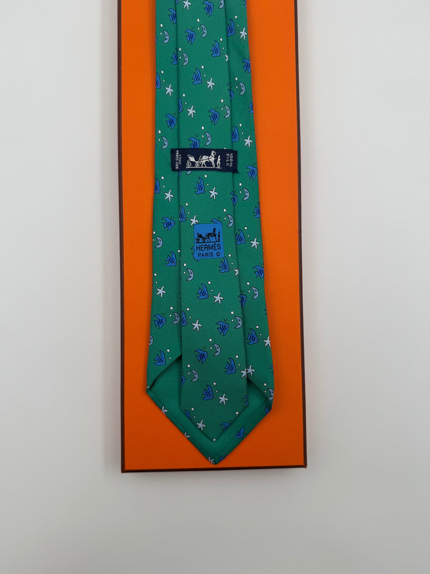 Cravatta Hermès vintage Cod 7785FA