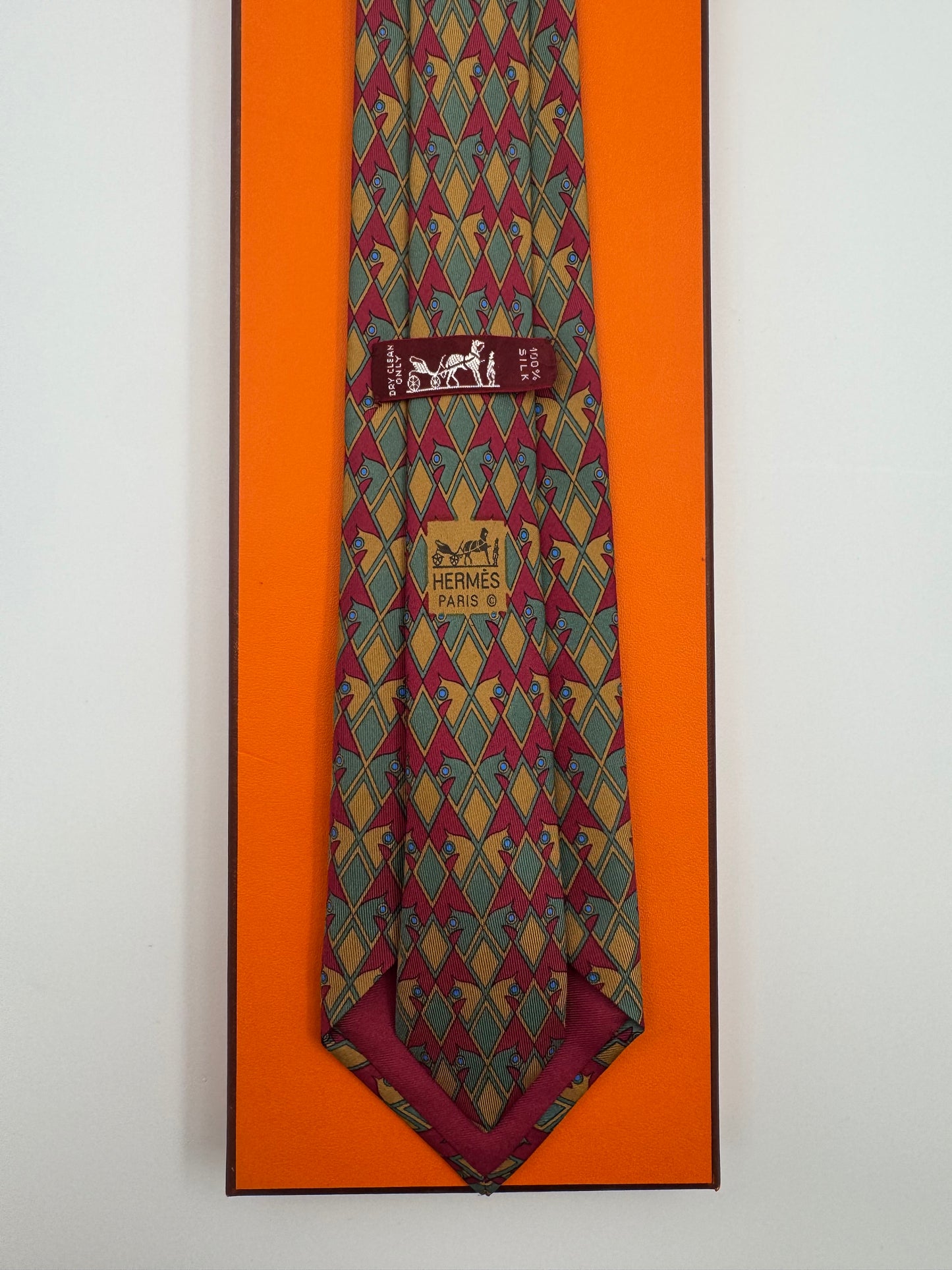 Cravatta Hermès vintage Cod 7210UA