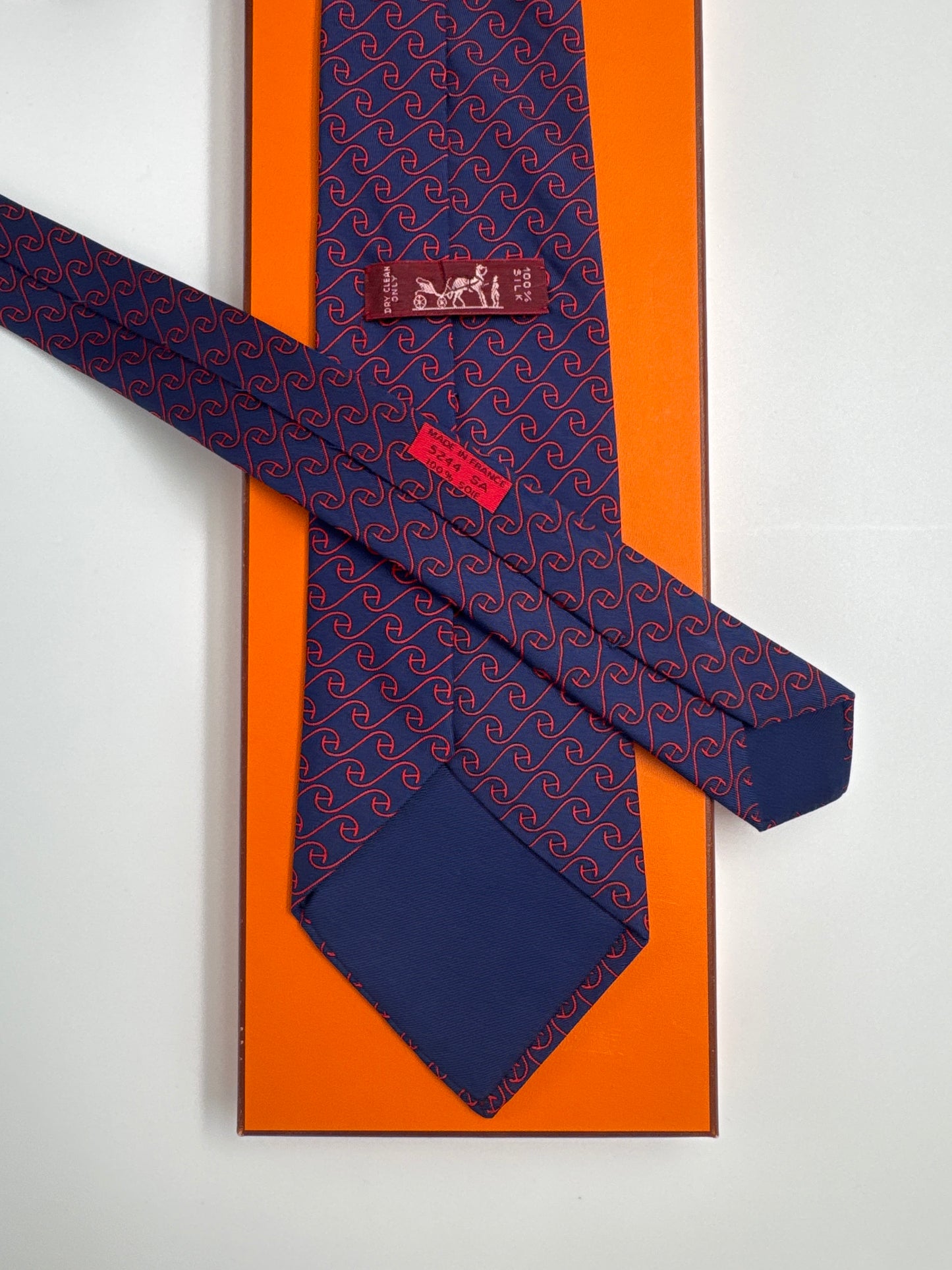 Cravatta Hermès vintage Cod 5244SA