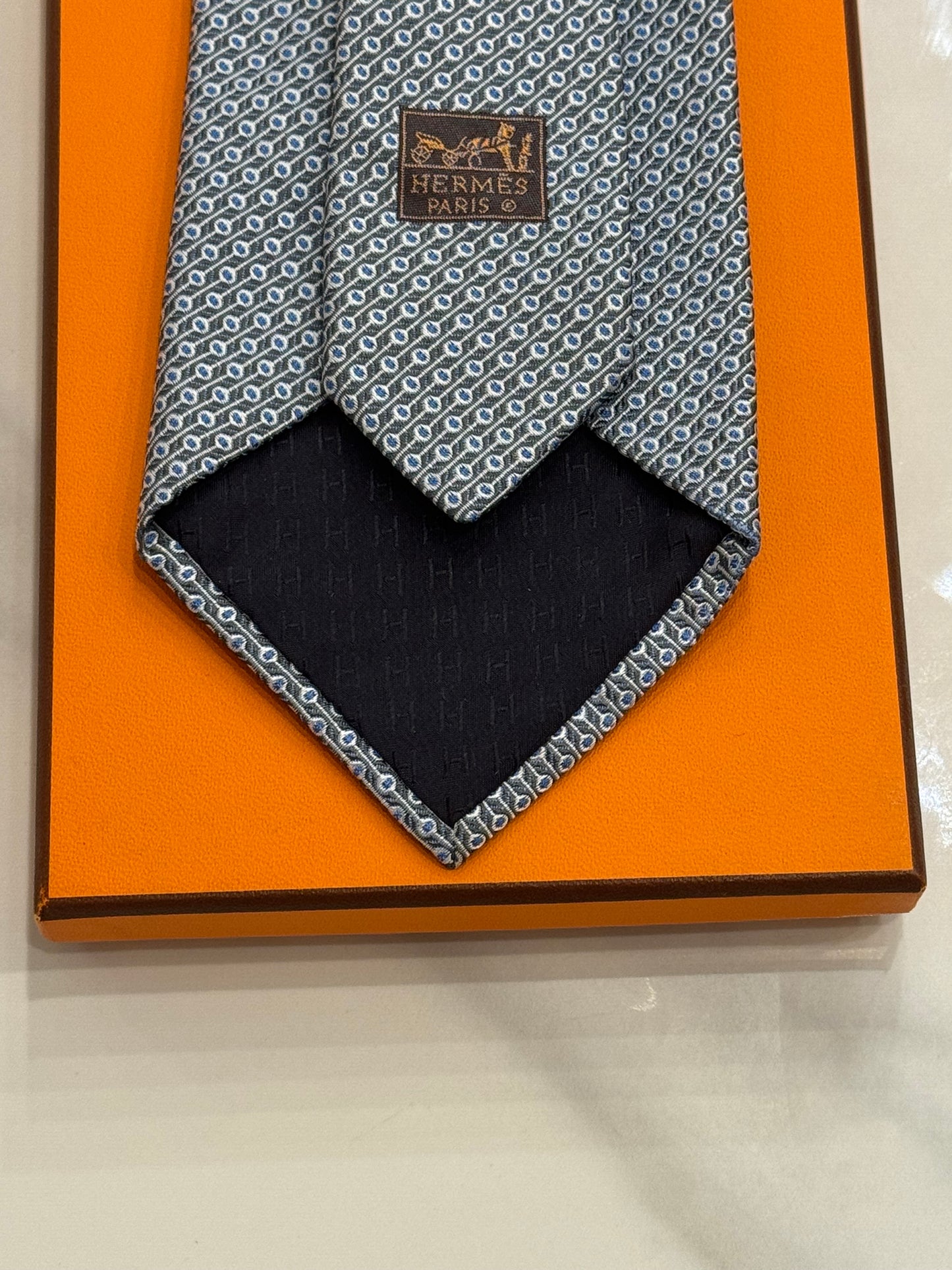 Cravatta Hermes vintage Cod 758795T