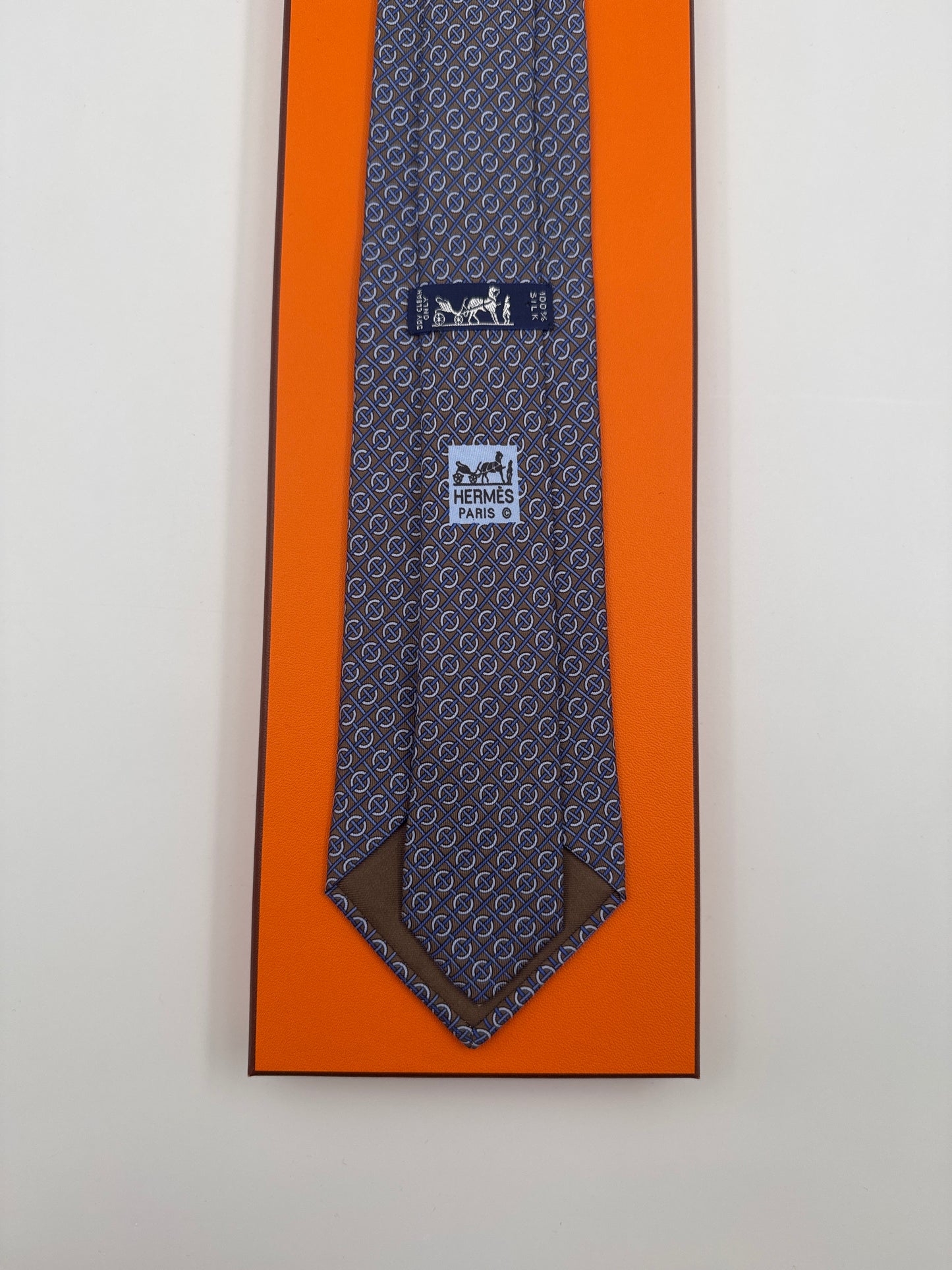 Cravatta Hermès vintage Cod 7159FA