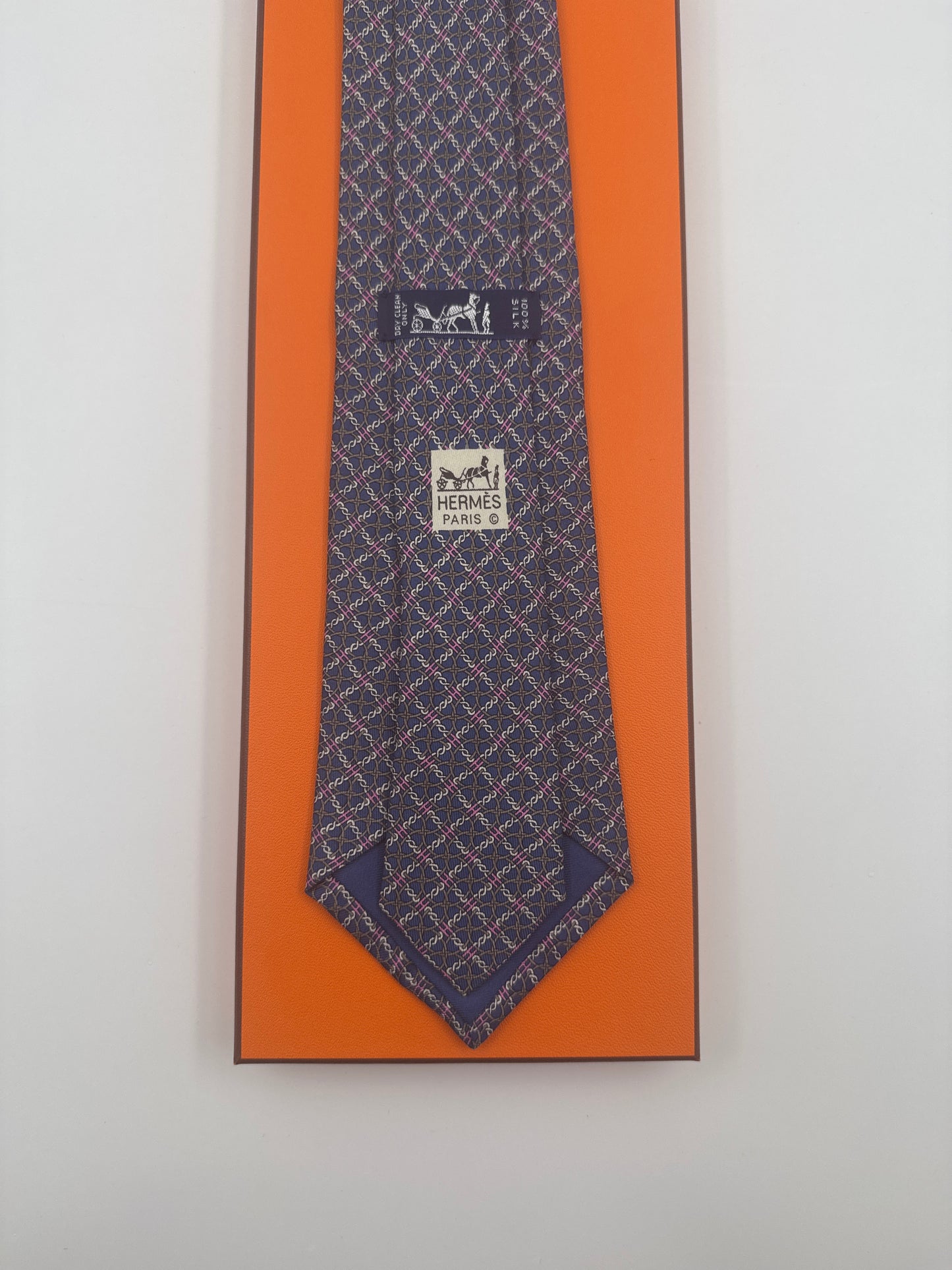 Cravatta Hermès vintage Cod 7097OA