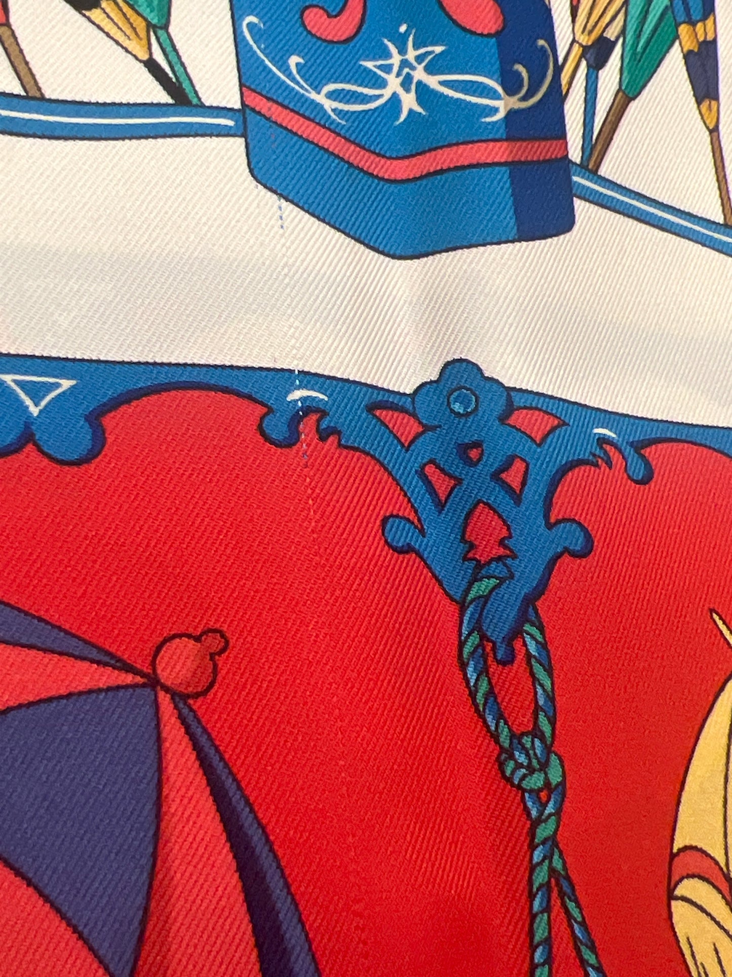 Scarf Hermès 90x90 Umbrella at Parapluies