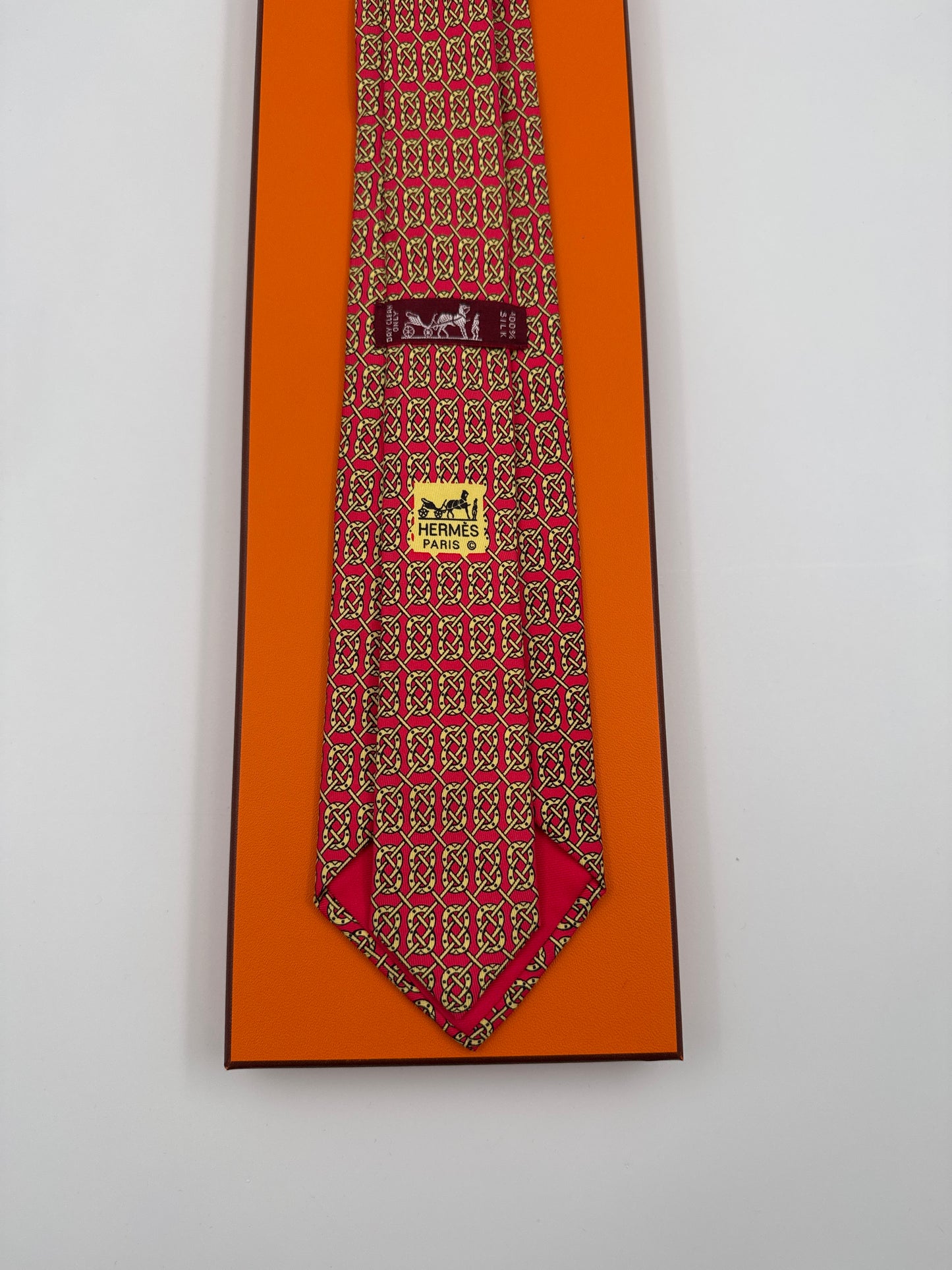 Cravatta Hermès vintage Cod 7298EA