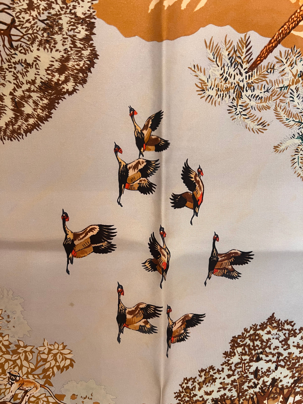 Foulard Hermès vintage Africa