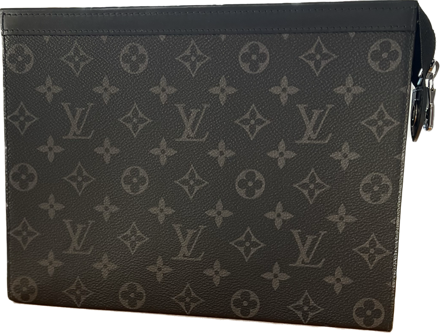 Louis Vuitton Pochette Voyage MM in tela eclipse nera