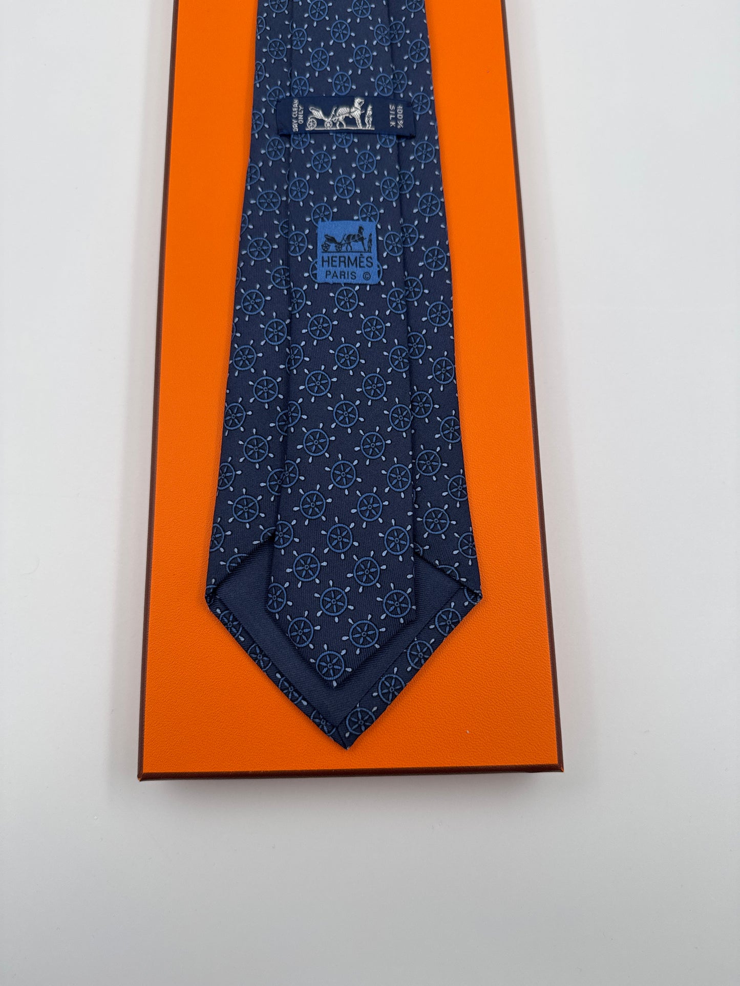 Cravatta Hermès vintage Cod 7317EA
