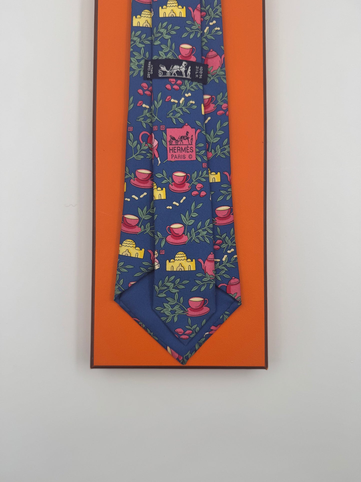 Cravatta Hermès vintage cod 7501 IA