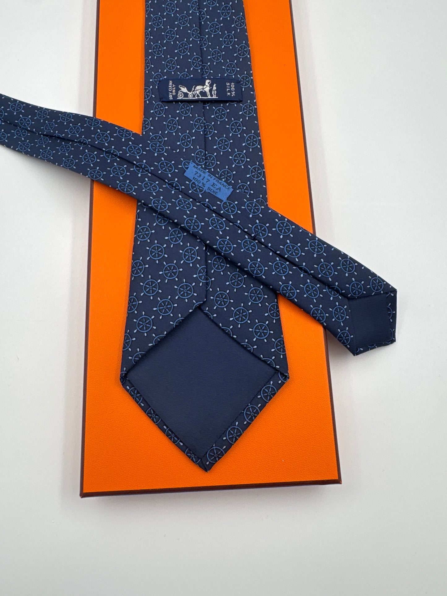 Cravatta Hermès vintage Cod 7317EA