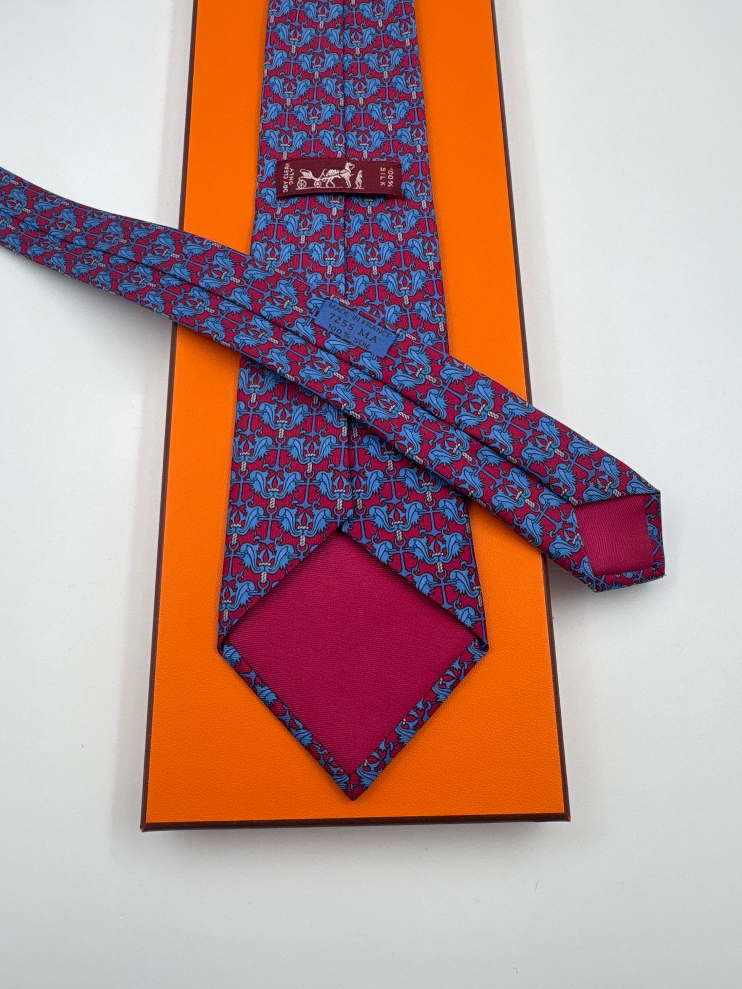 Cravatta Hermès vintage Cod 7255MA