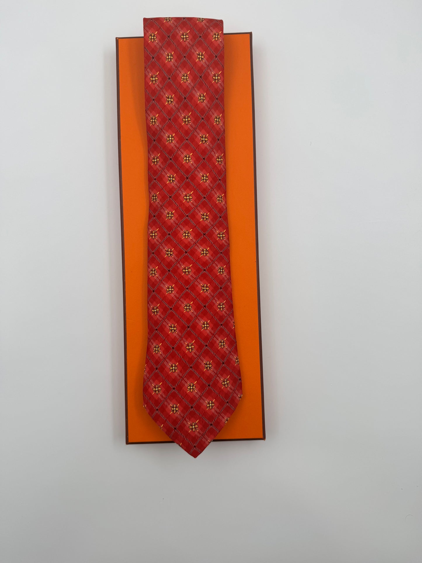 Cravatta Hermès vintage Cod 7938MA