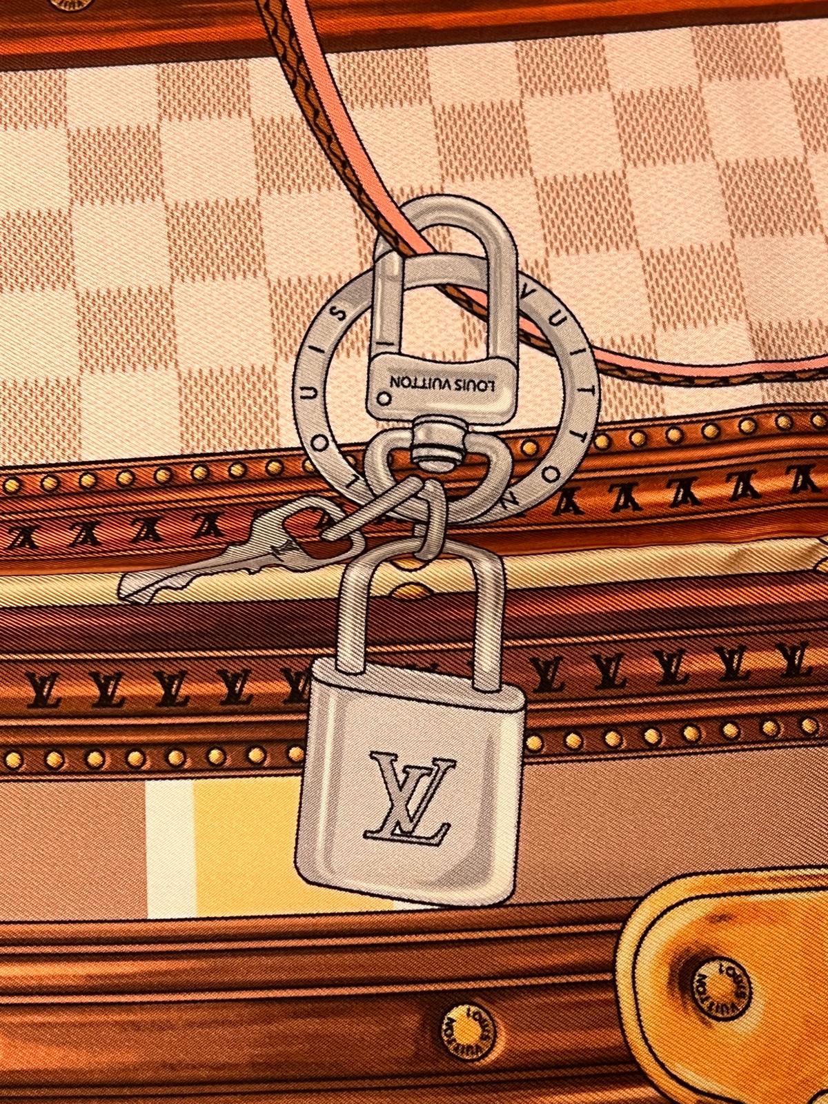 Foulard Louis Vuitton Strap And Trunk